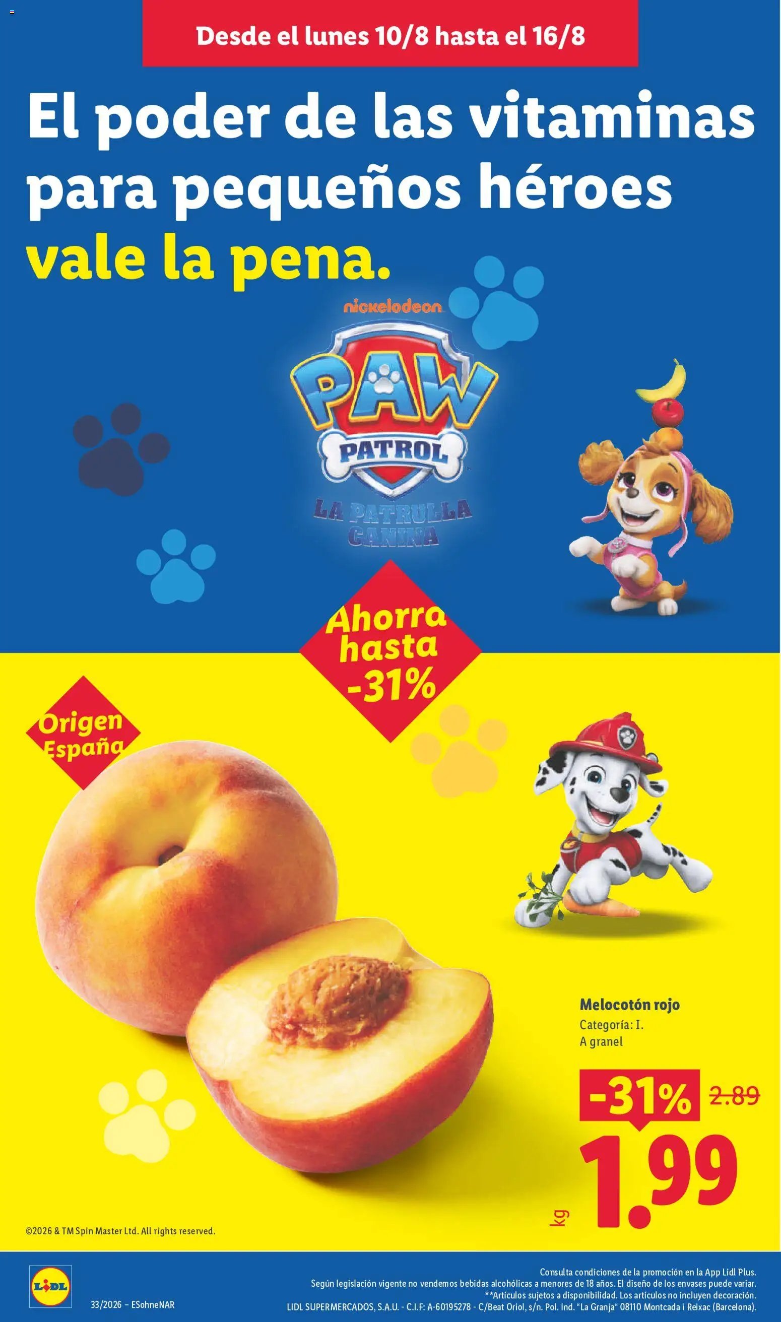 Lidl folleto