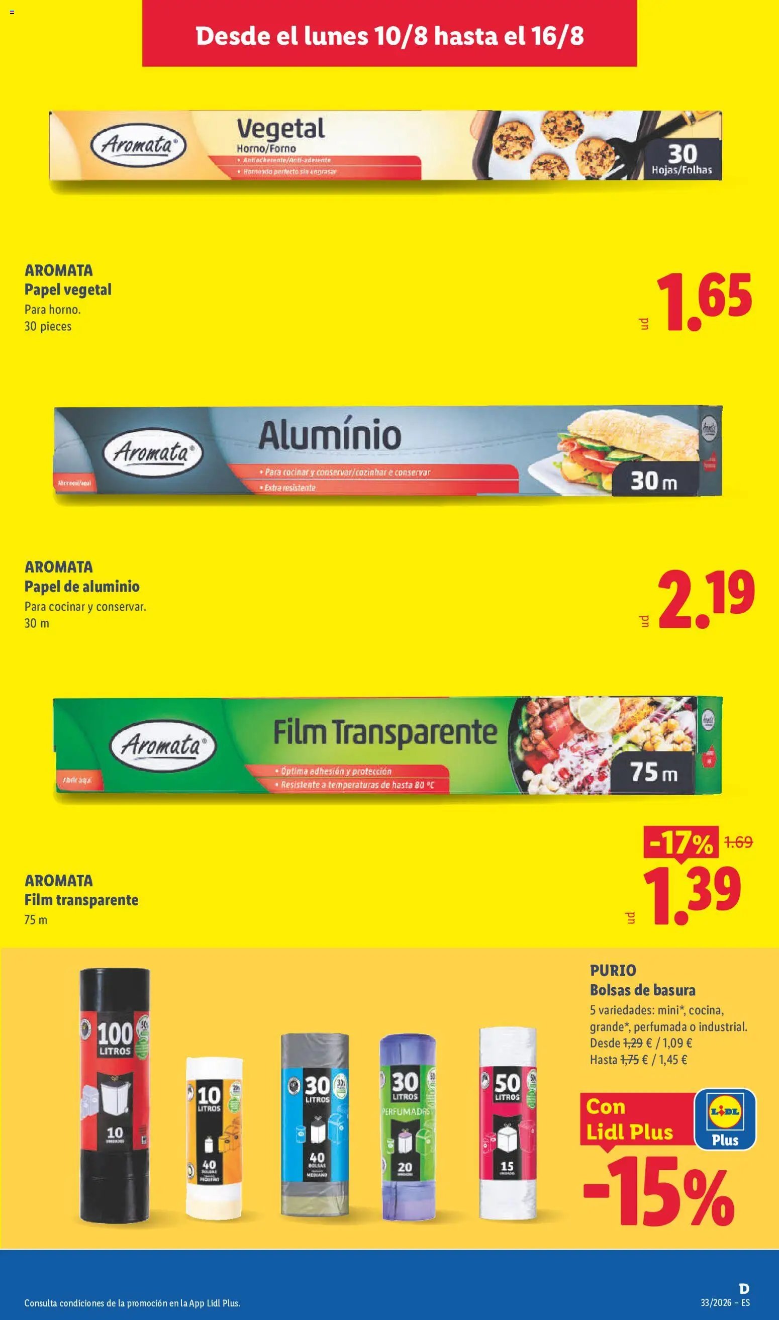 Lidl folleto