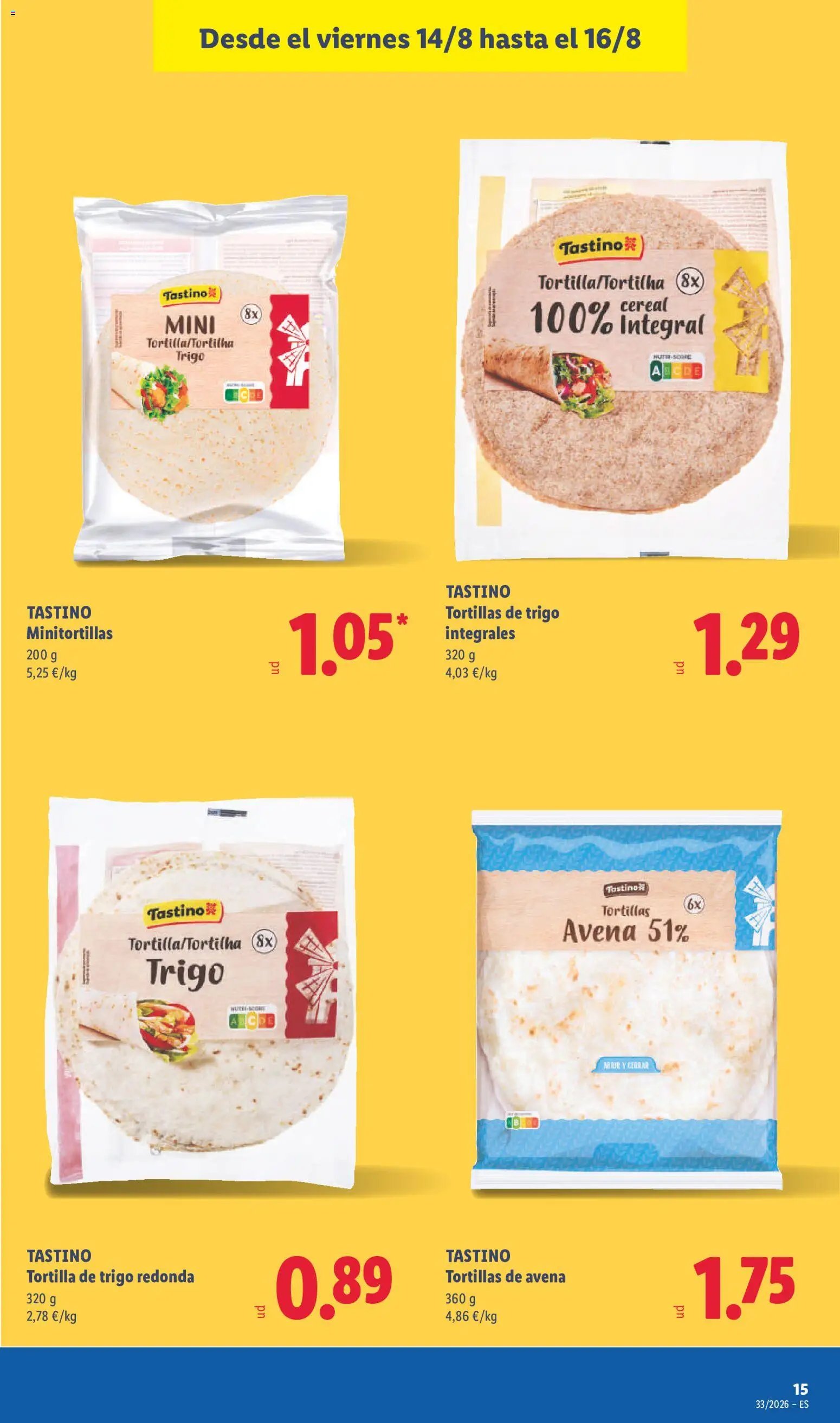 Lidl folleto