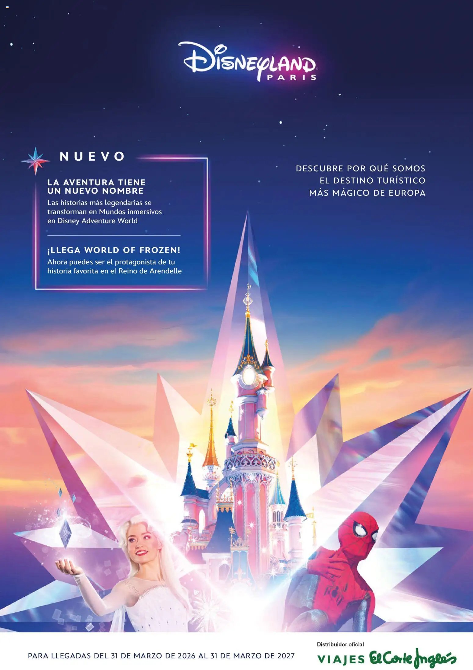 Viajes El Corte Inglés Folleto Disneyland Paris