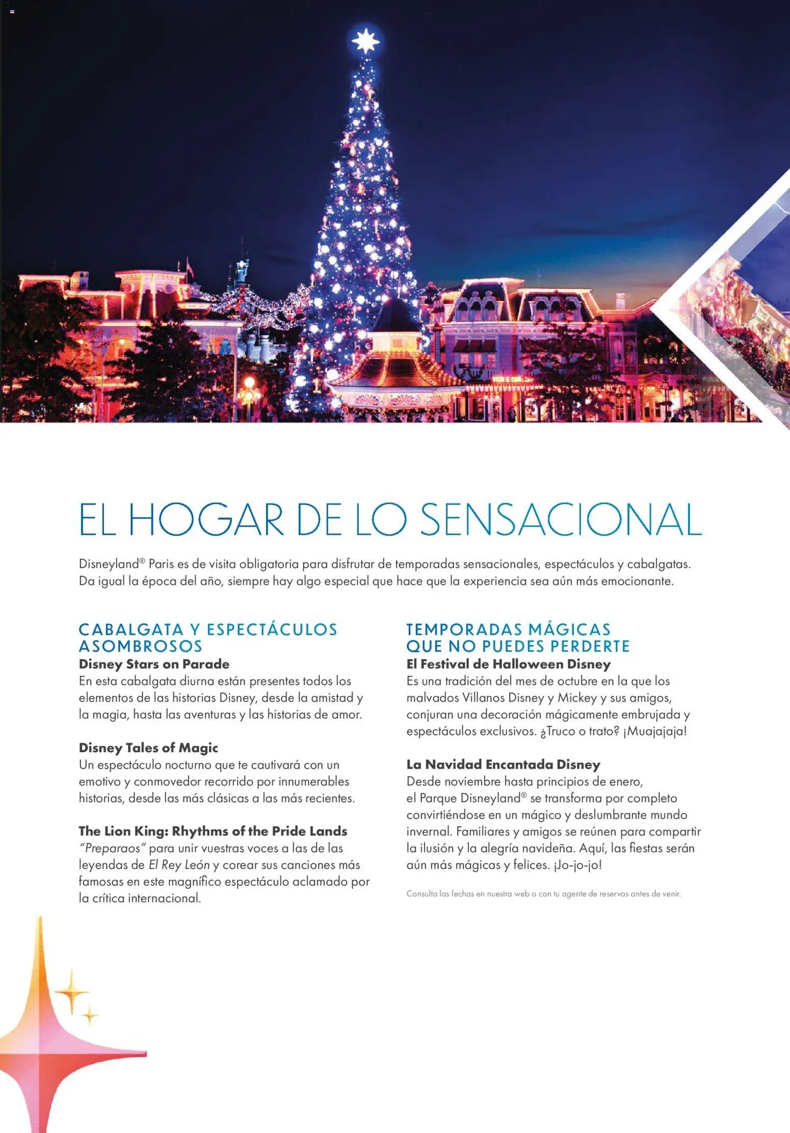 Viajes El Corte Inglés Folleto Disneyland Paris
