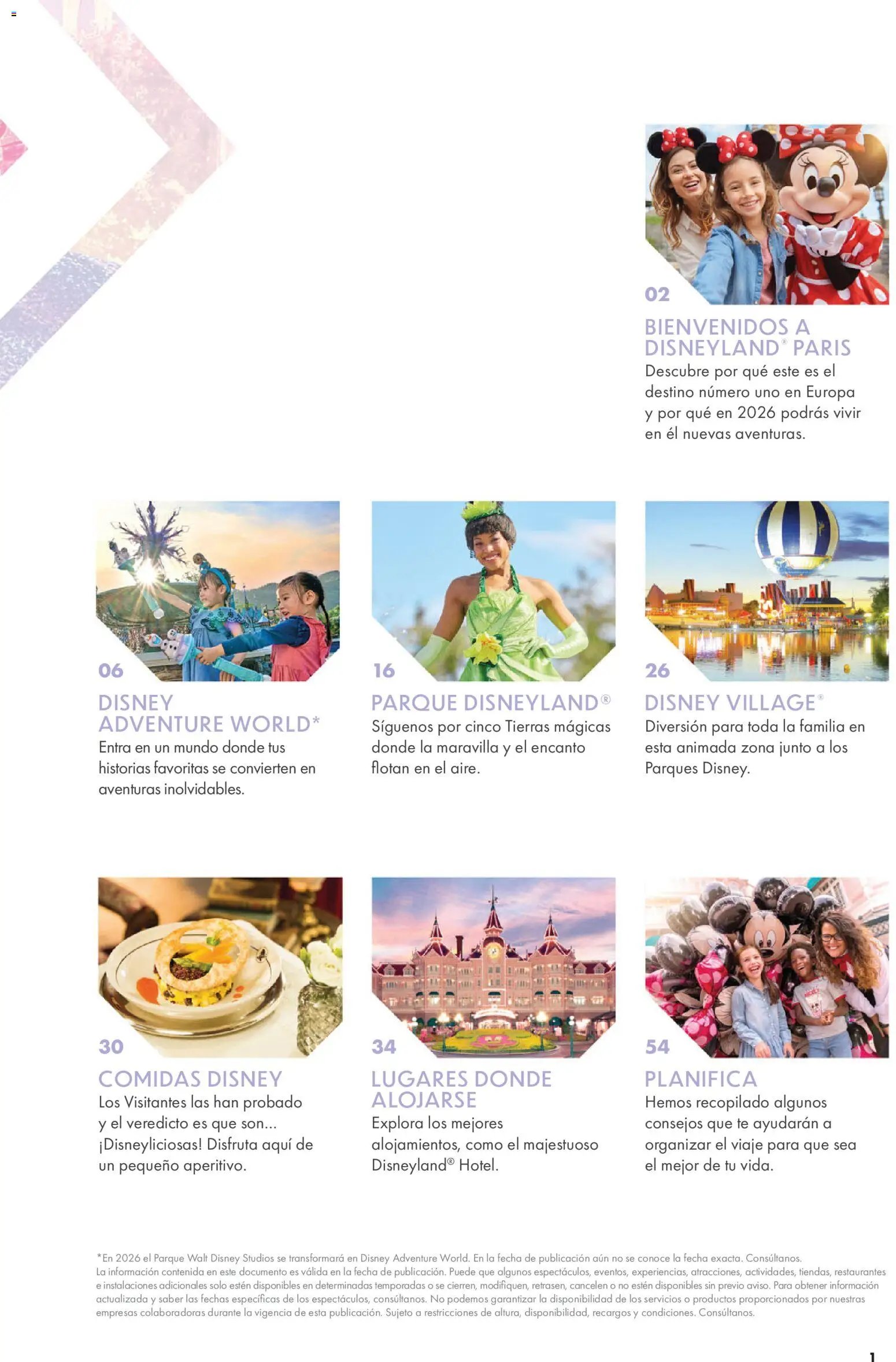 Viajes El Corte Inglés Folleto Disneyland Paris