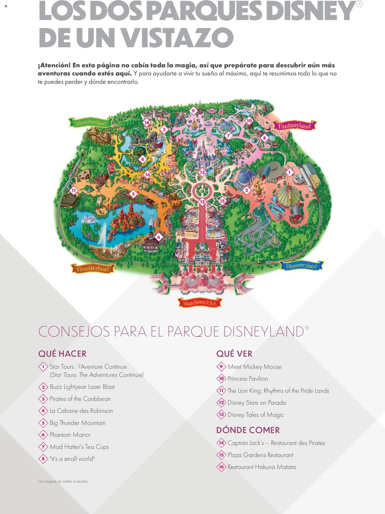 Viajes El Corte Inglés Folleto Disneyland Paris