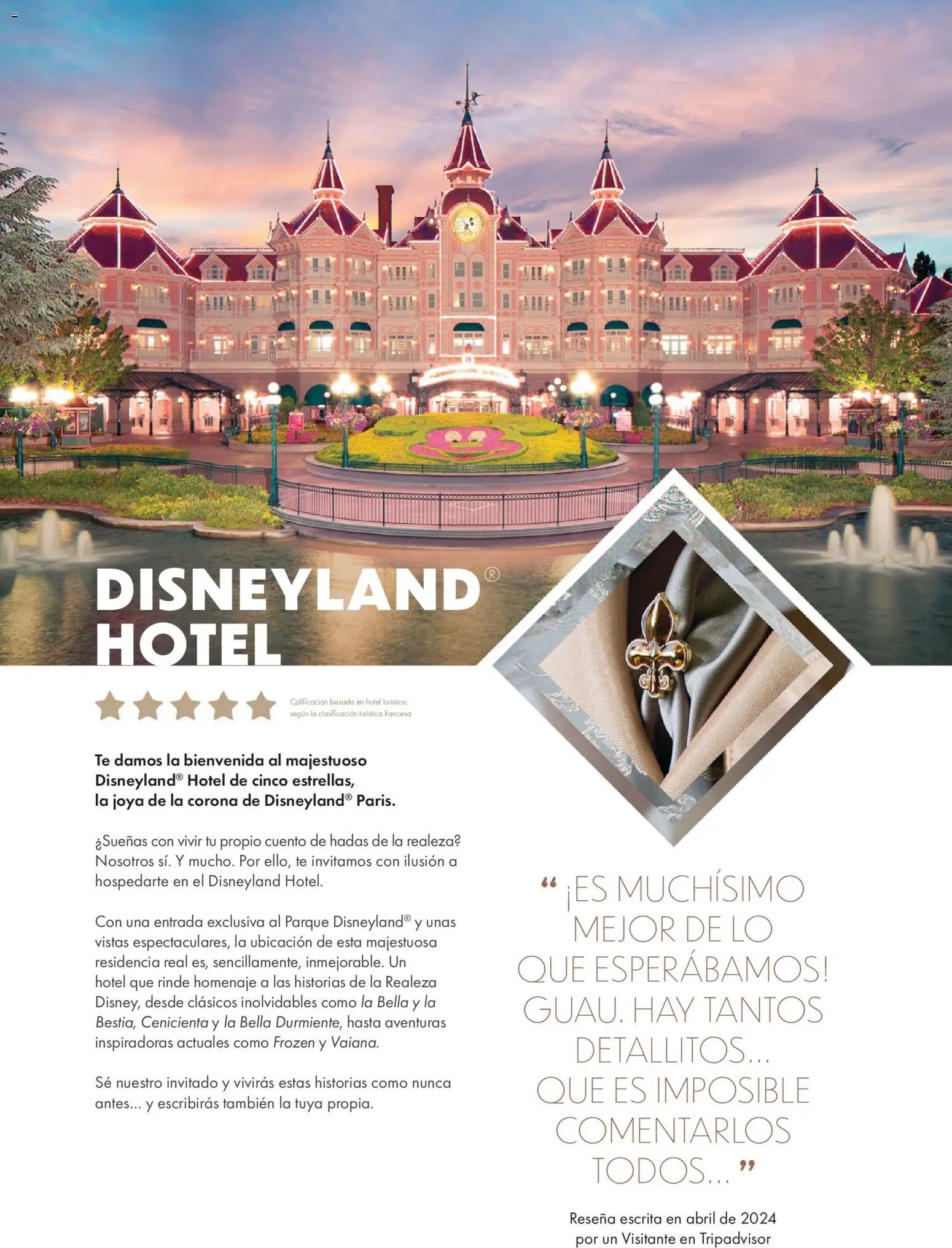 Viajes El Corte Inglés Folleto Disneyland Paris
