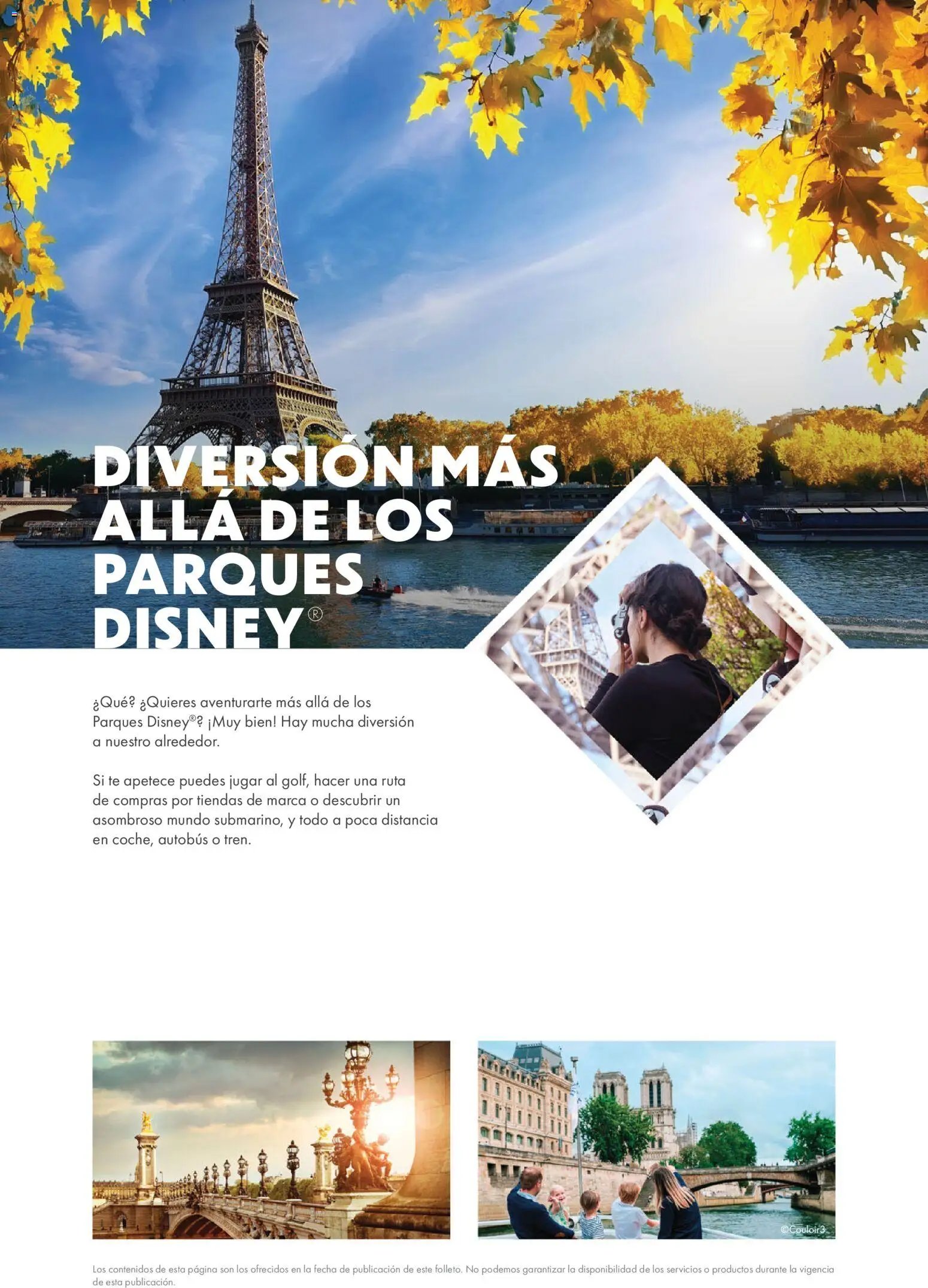 Viajes El Corte Inglés Folleto Disneyland Paris