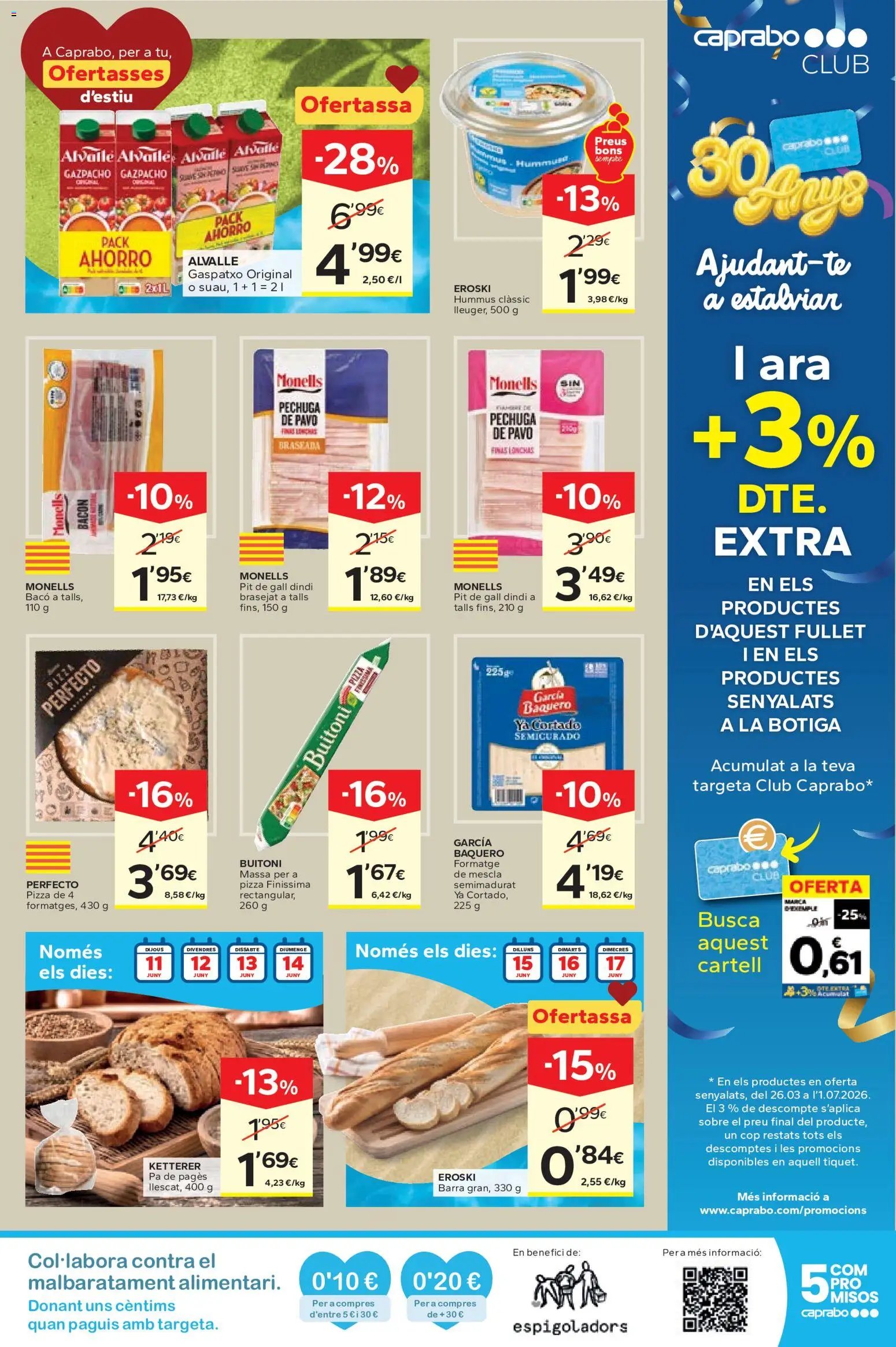Caprabo Ofertasses d'estiu