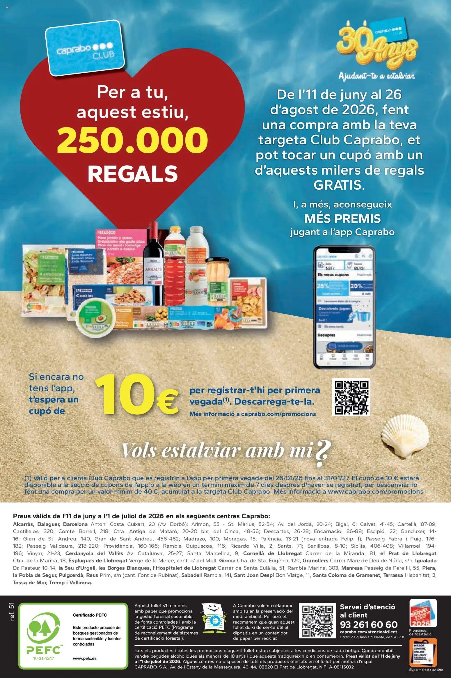Caprabo Ofertasses d'estiu
