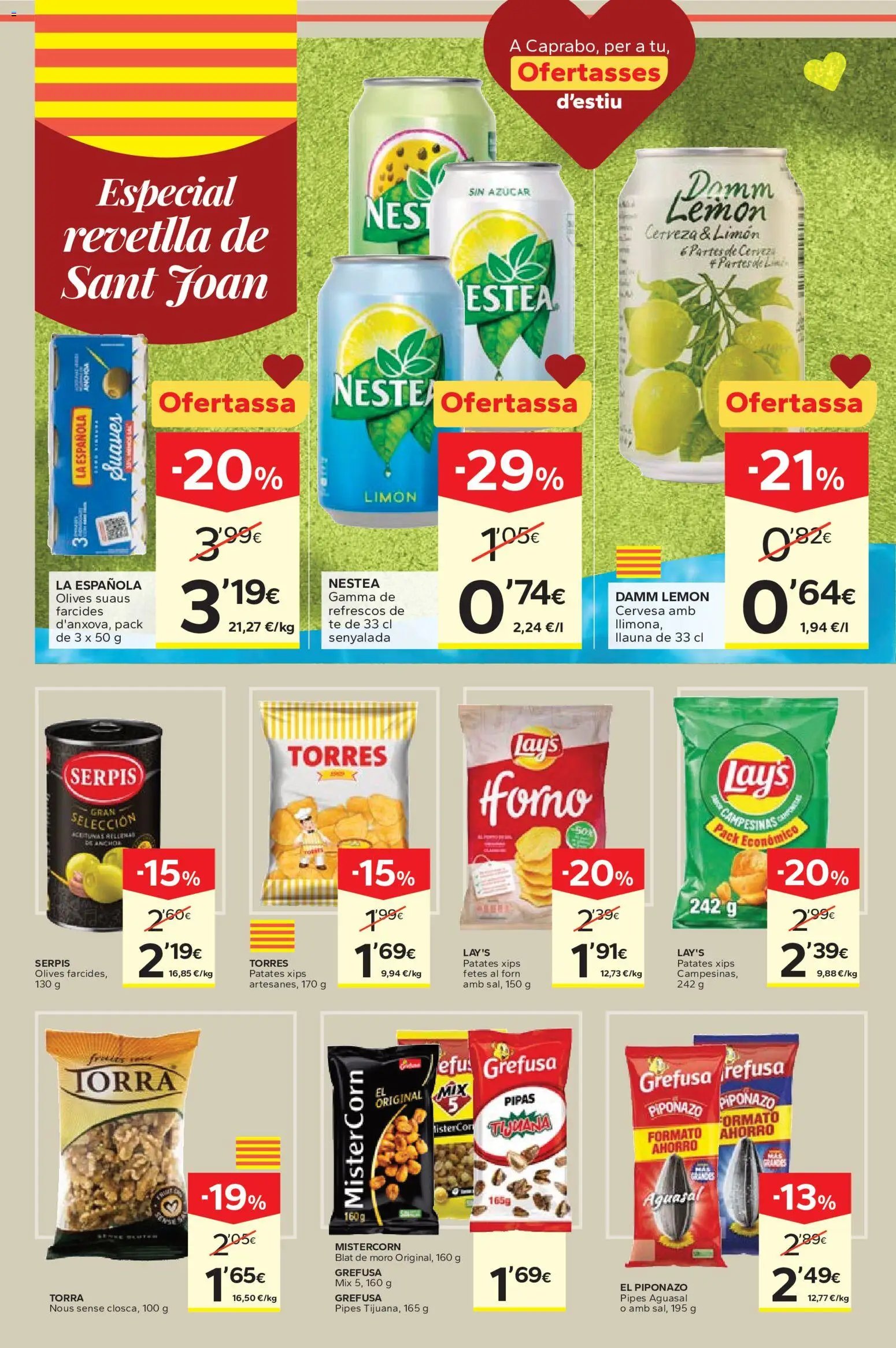 Caprabo Ofertasses d'estiu