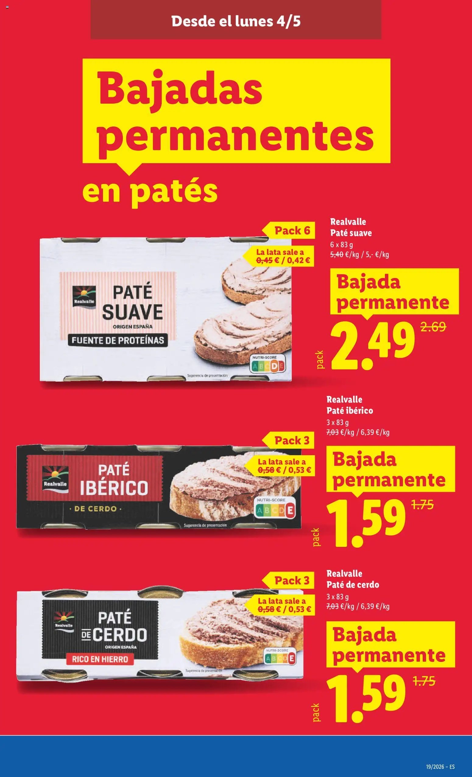 Lidl Bajadas Nacional