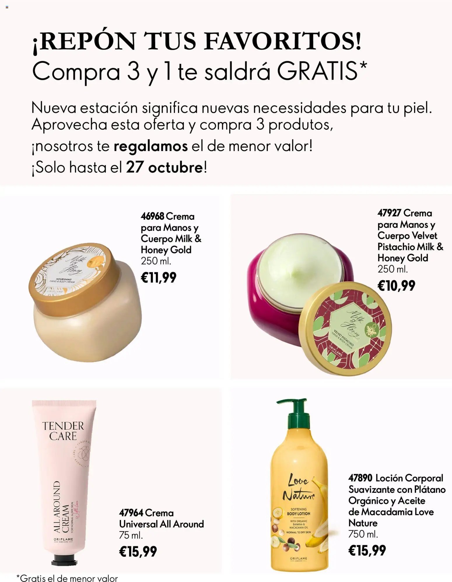 Oriflame Oferta Semanal Cuidado Facial