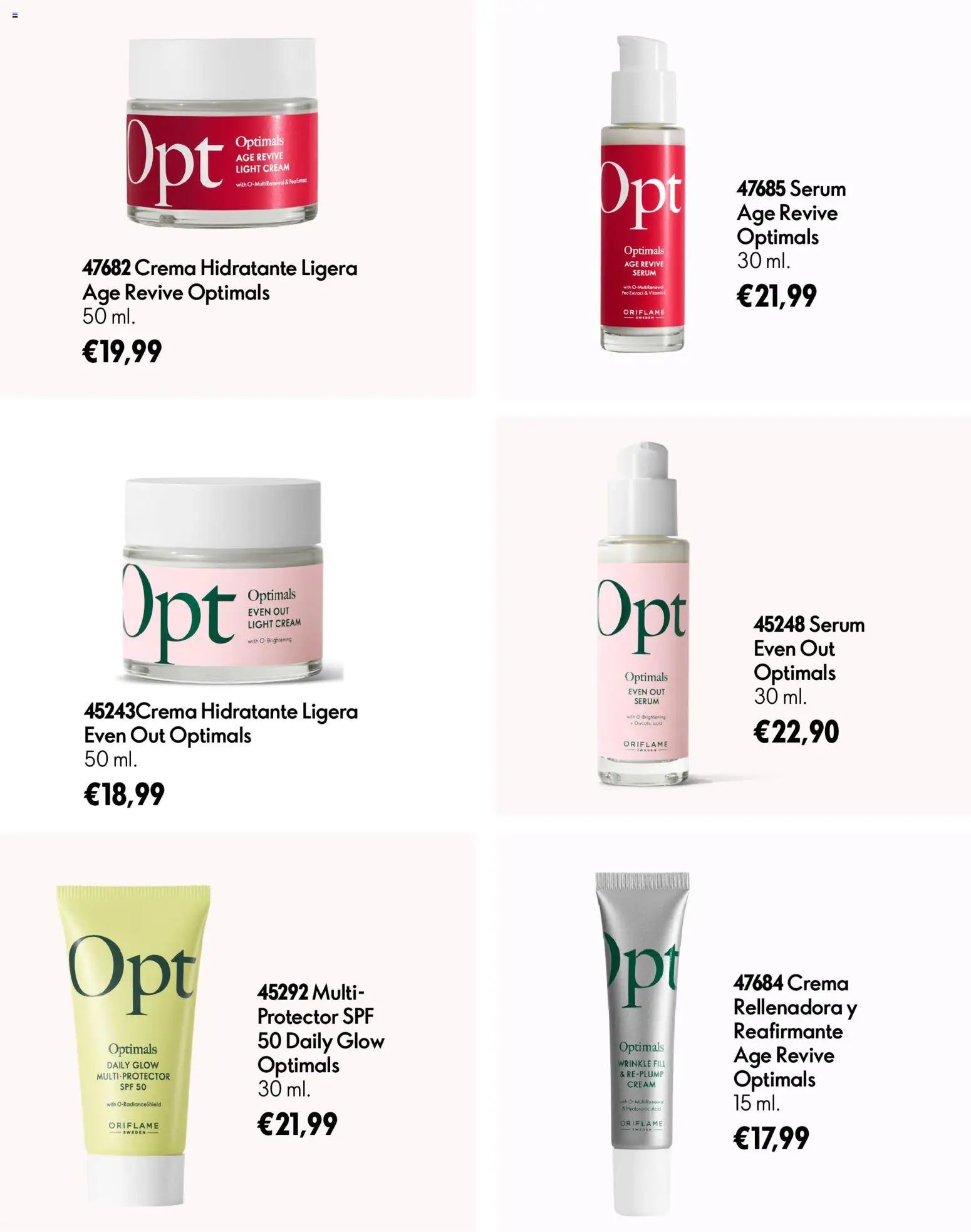 Oriflame Oferta Semanal Cuidado Facial