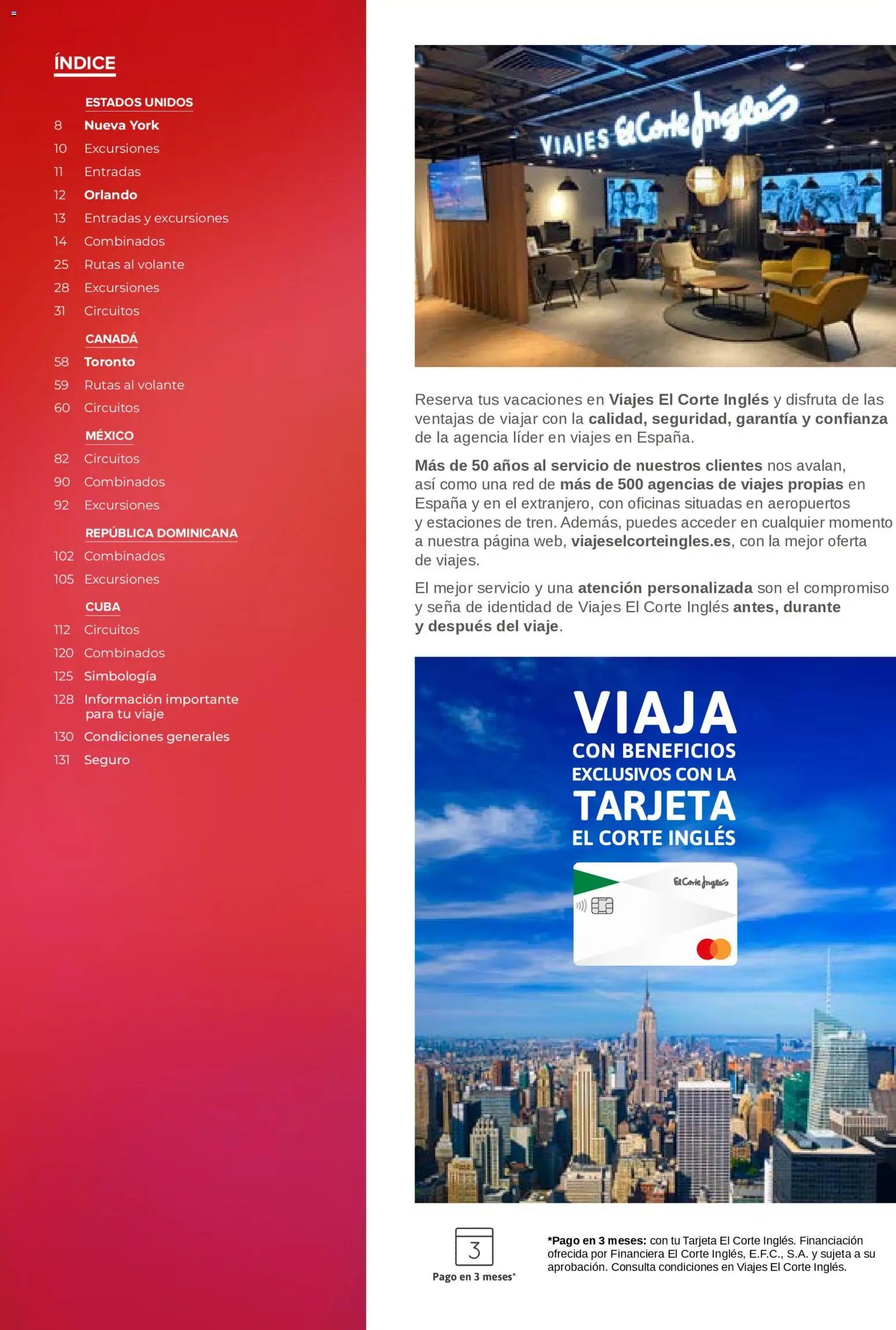 Viajes El Corte Inglés Norteamérica y Caribe