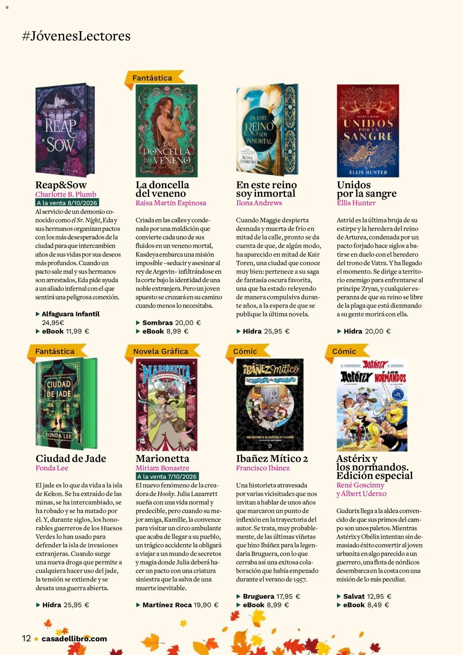 Casa del libro folleto