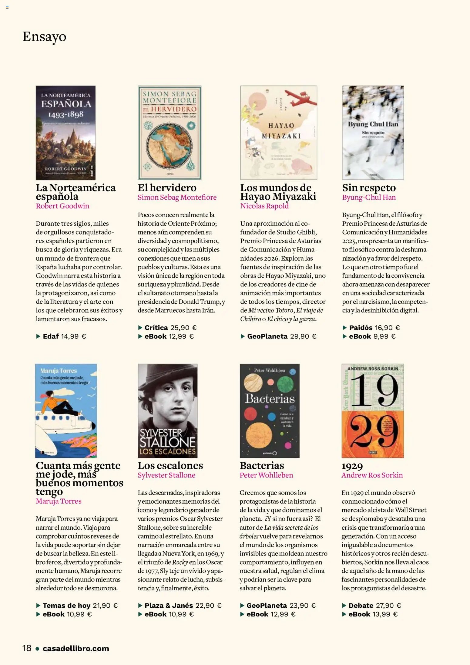 Casa del libro folleto