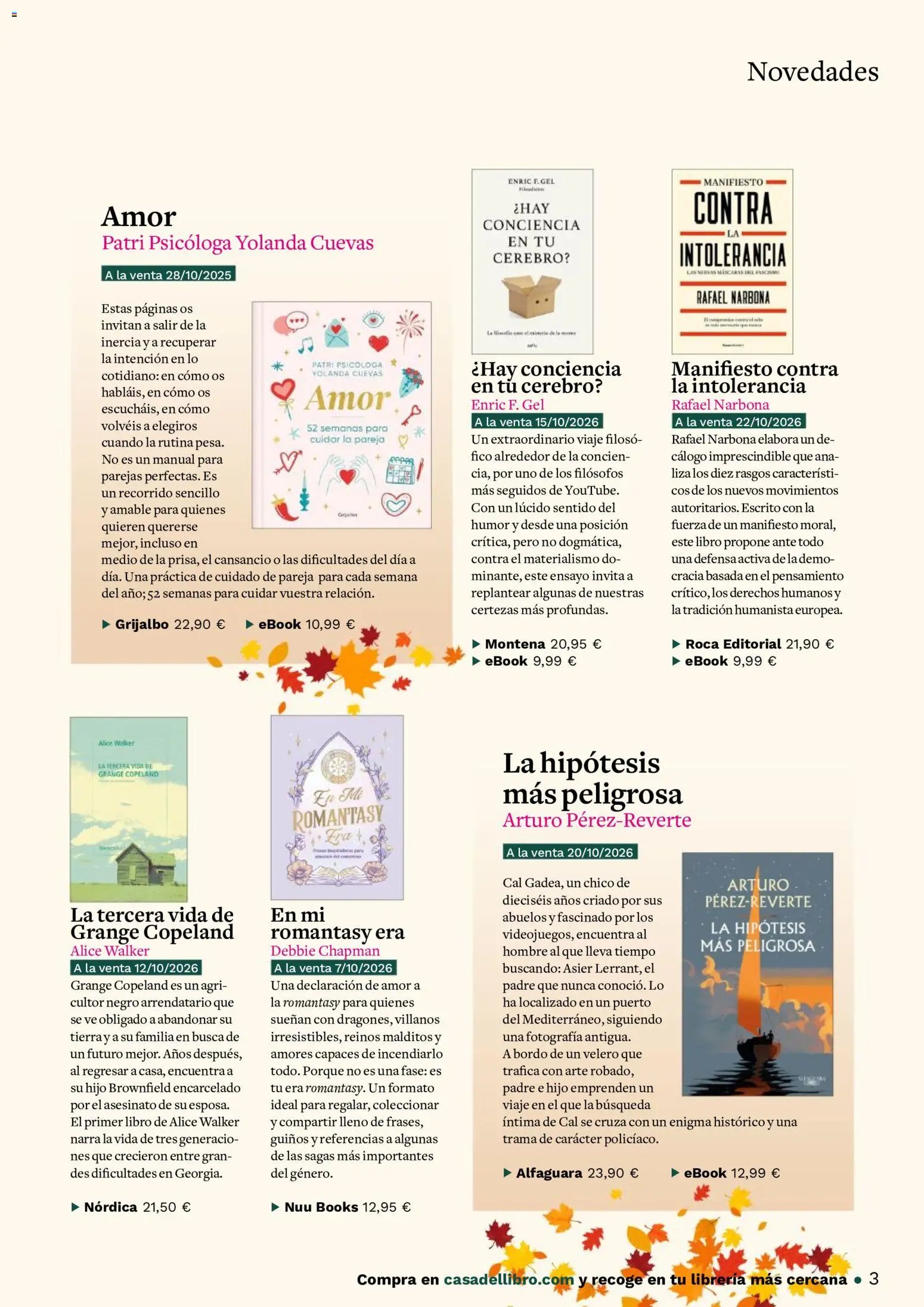 Casa del libro folleto