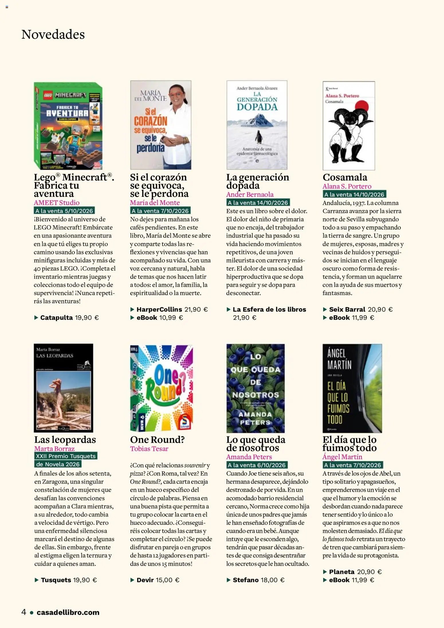 Casa del libro folleto