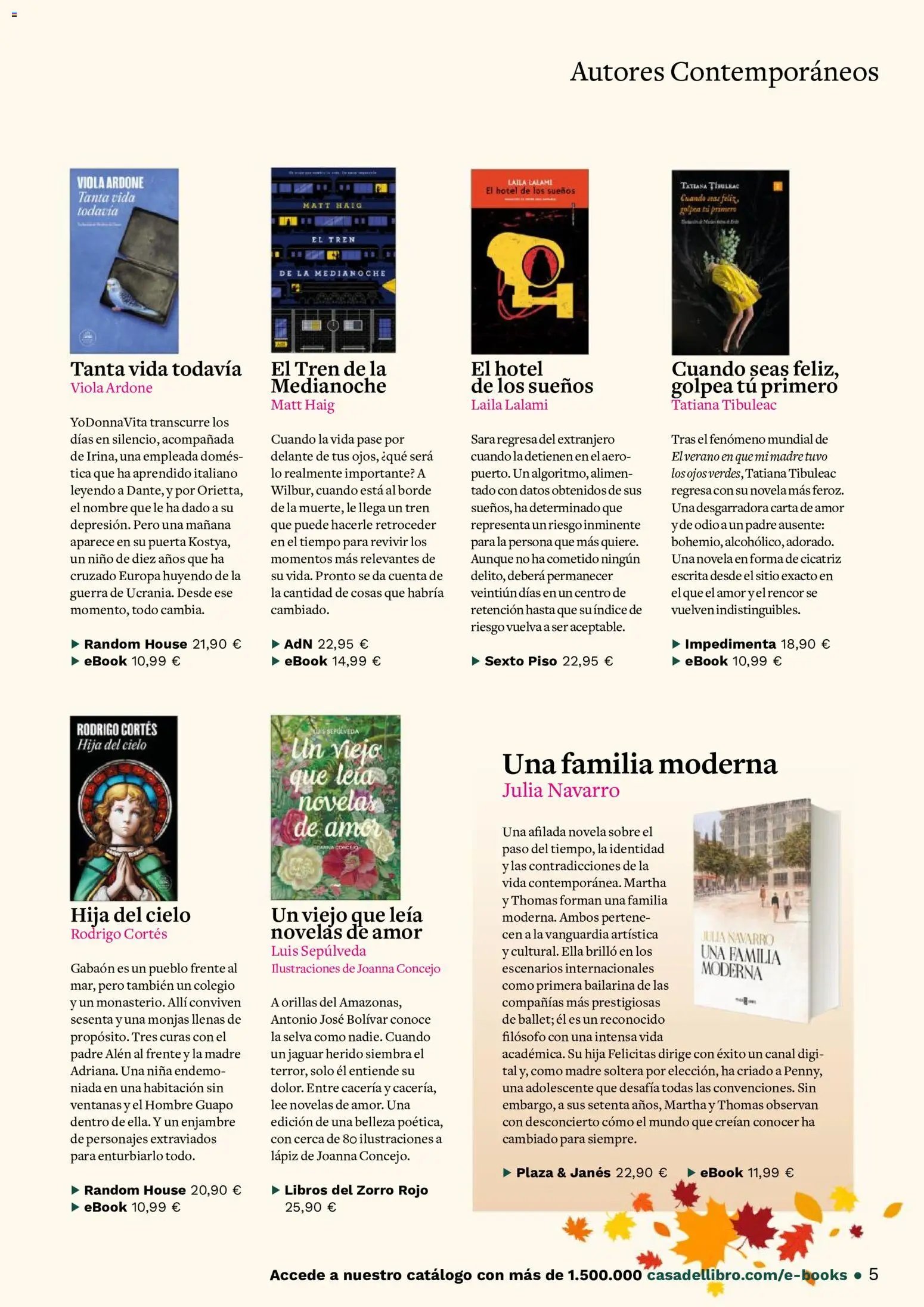 Casa del libro folleto