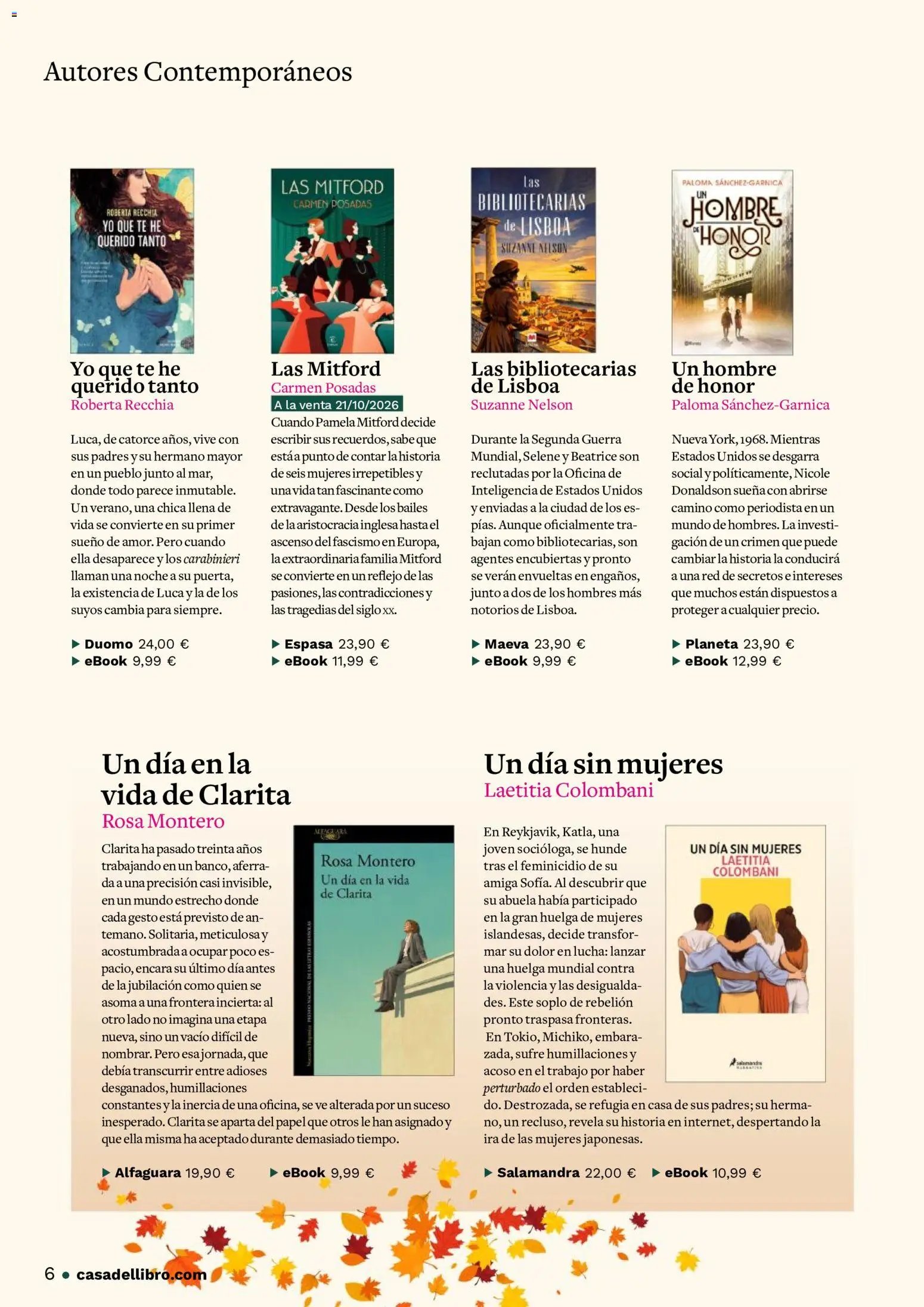 Casa del libro folleto