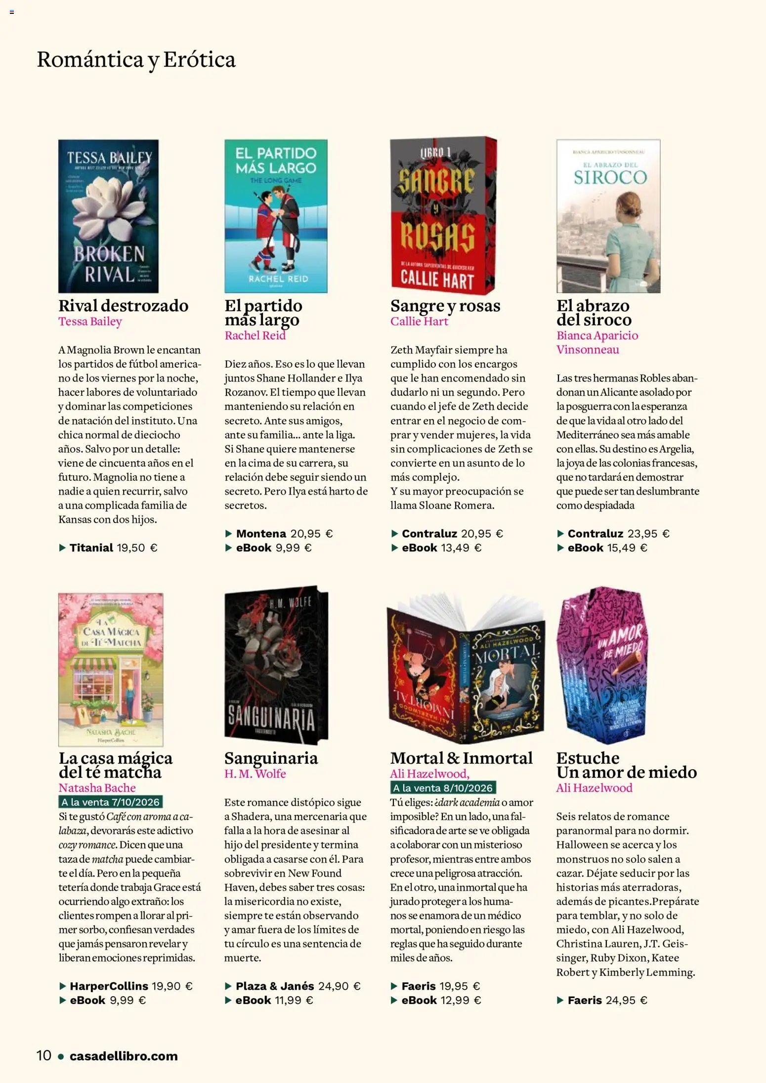 Casa del libro folleto