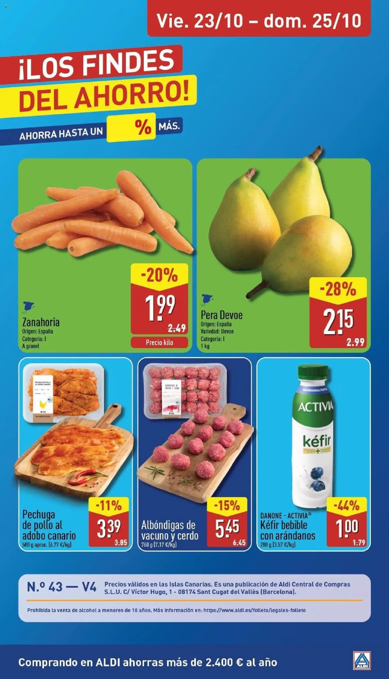 Aldi folleto Canarias