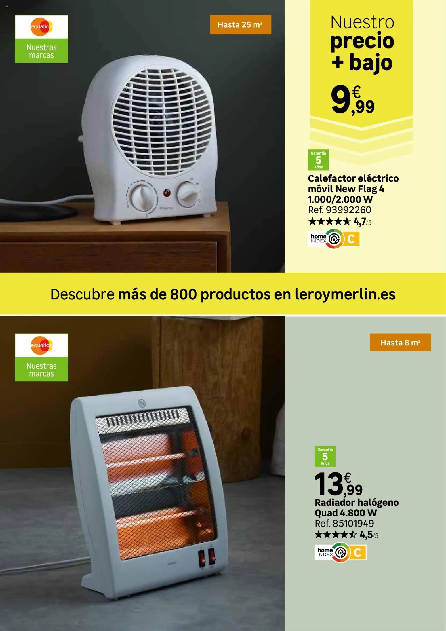 Leroy Merlin Calor en casa y mucho ahorro
