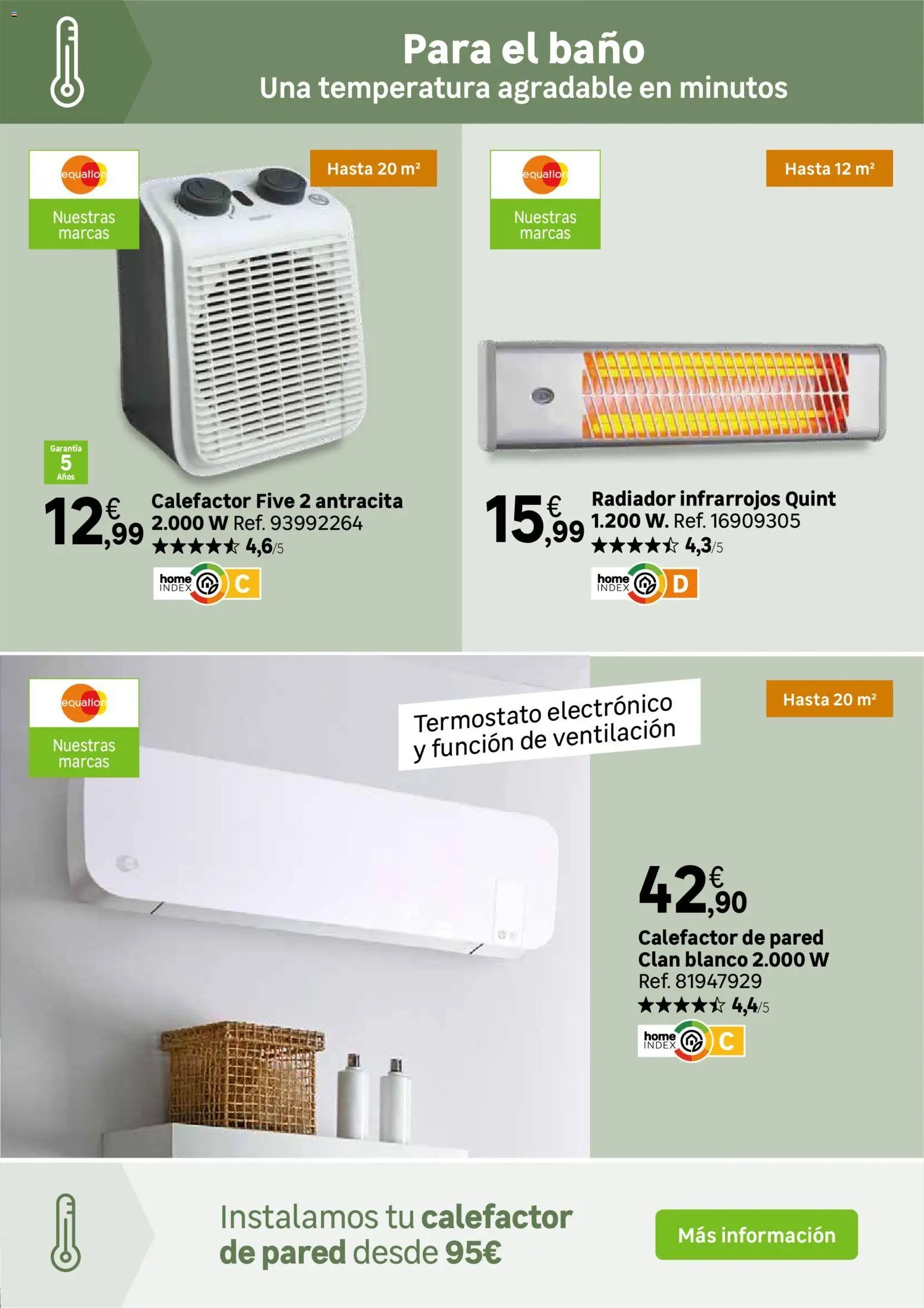 Leroy Merlin Calor en casa y mucho ahorro