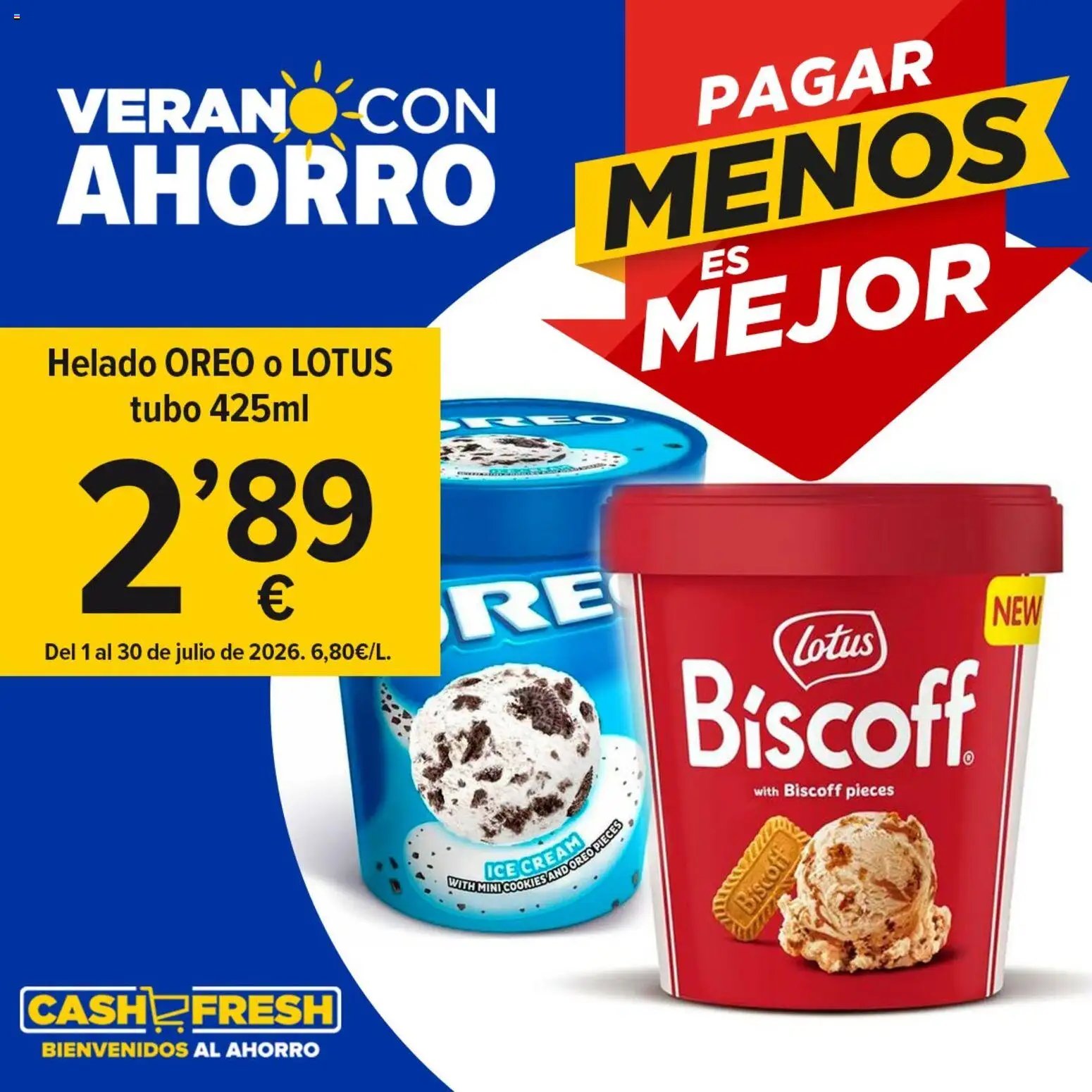 Cash Fresh Verano con ahorro