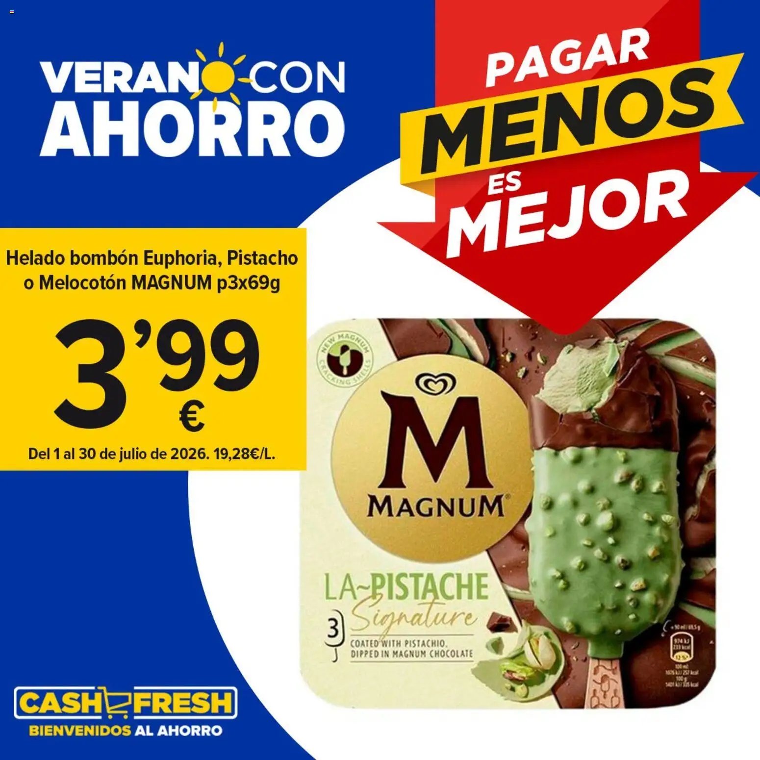 Cash Fresh Verano con ahorro