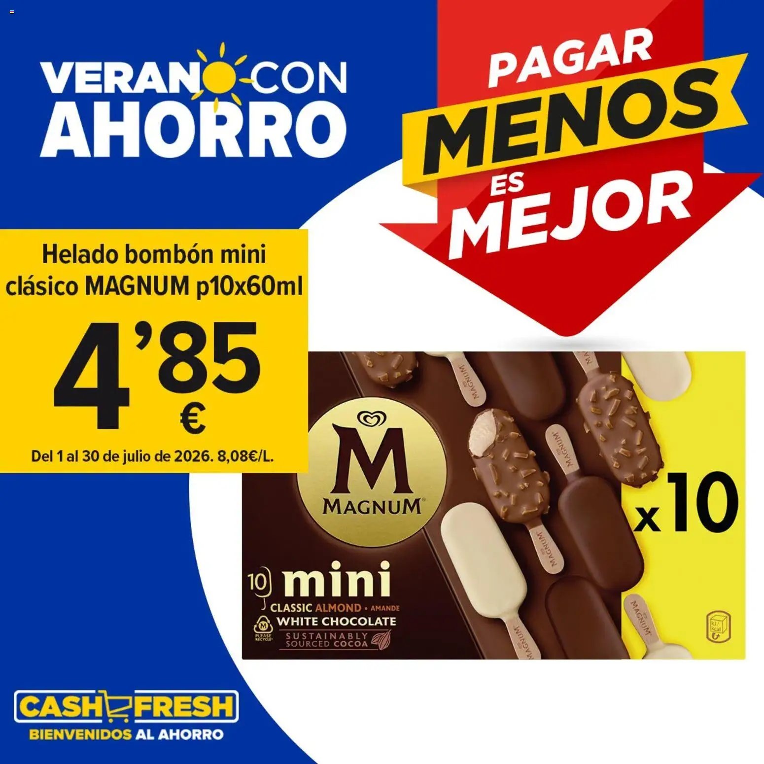 Cash Fresh Verano con ahorro
