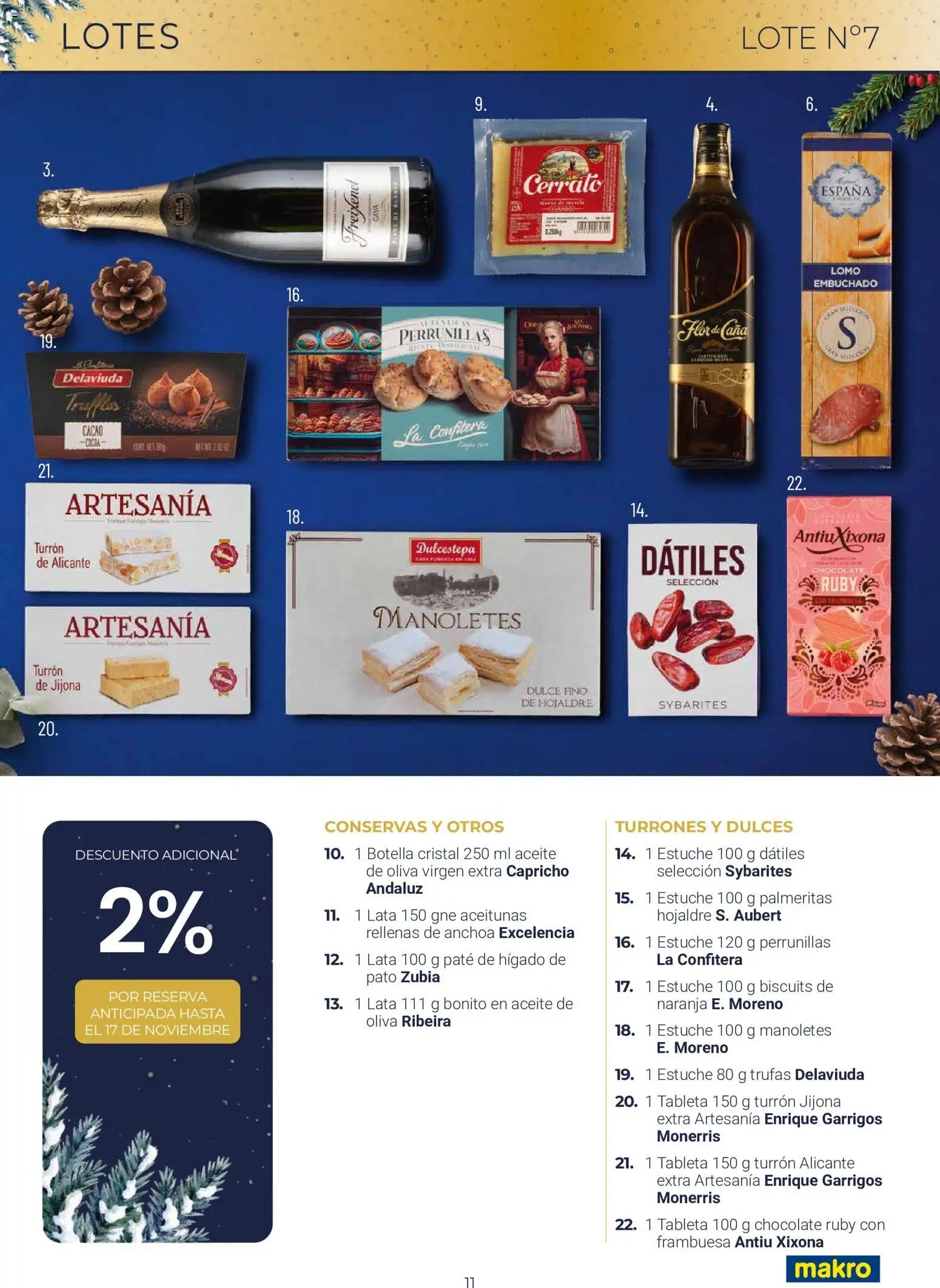 Makro Lotes y Cestas Navidad Centro