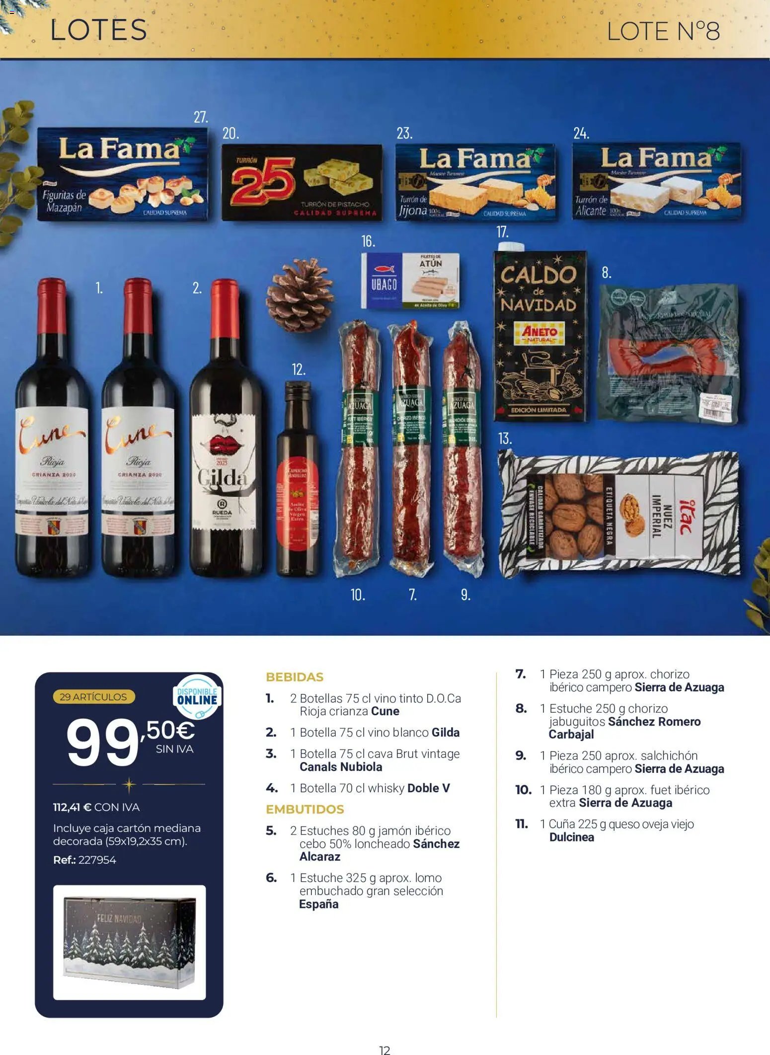 Makro Lotes y Cestas Navidad Centro