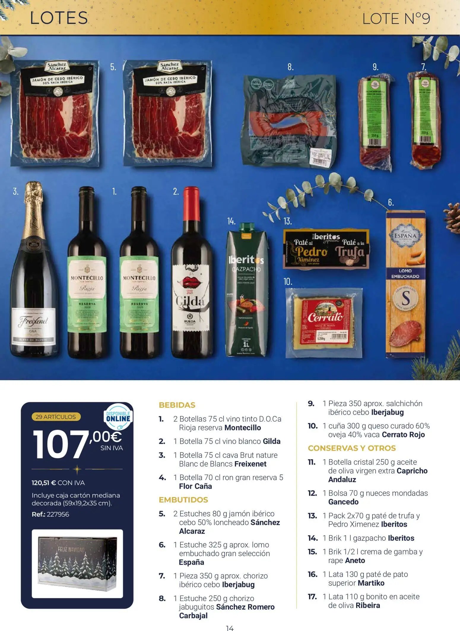 Makro Lotes y Cestas Navidad Centro