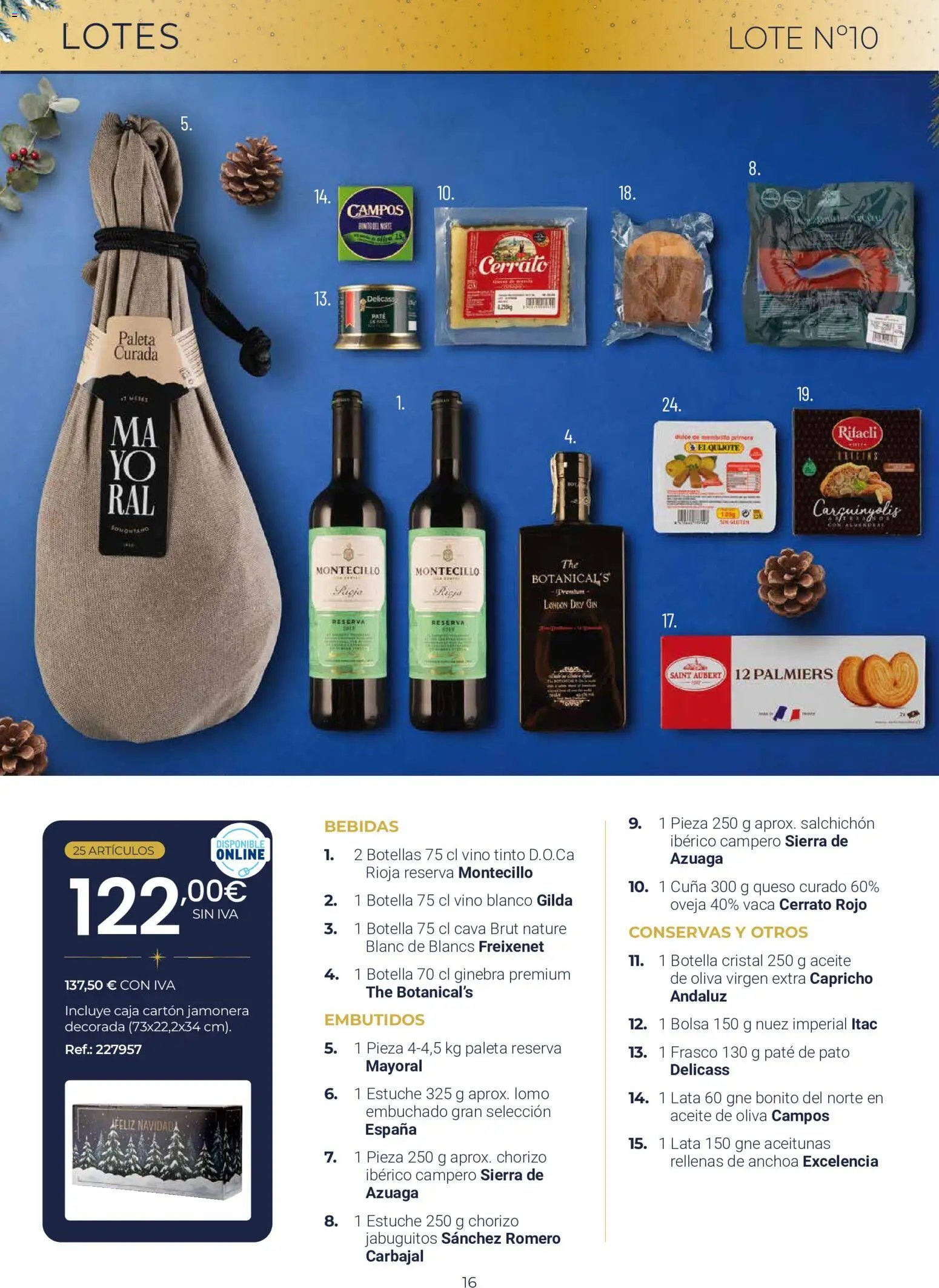 Makro Lotes y Cestas Navidad Centro