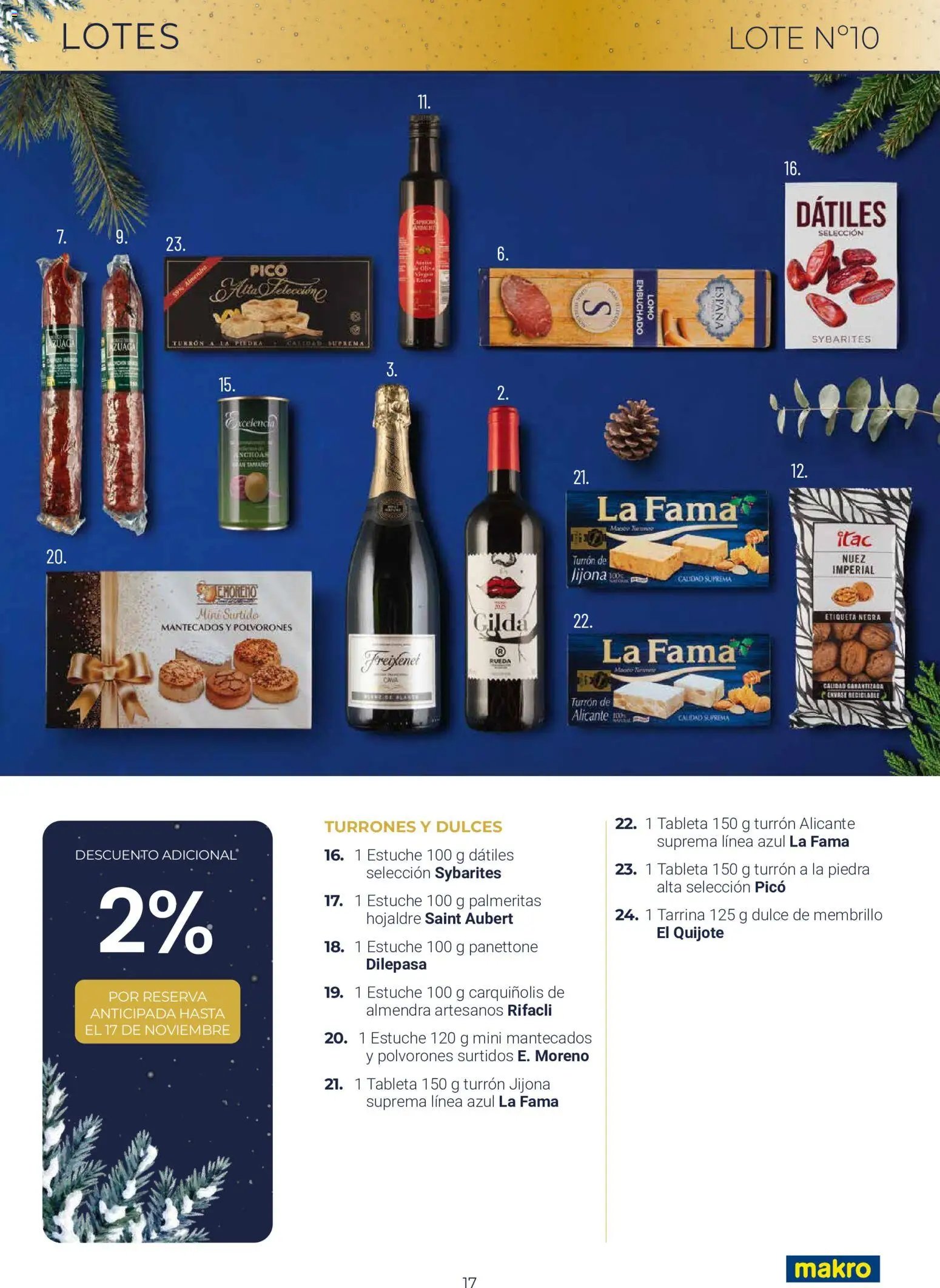 Makro Lotes y Cestas Navidad Centro