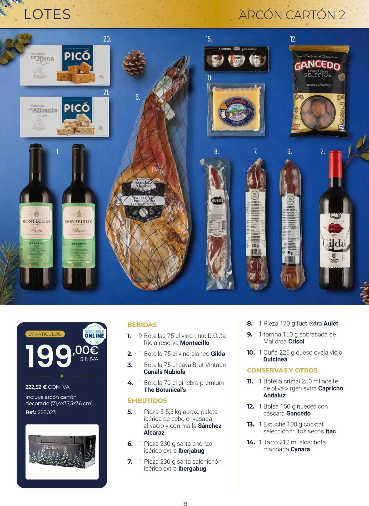 Makro Lotes y Cestas Navidad Centro