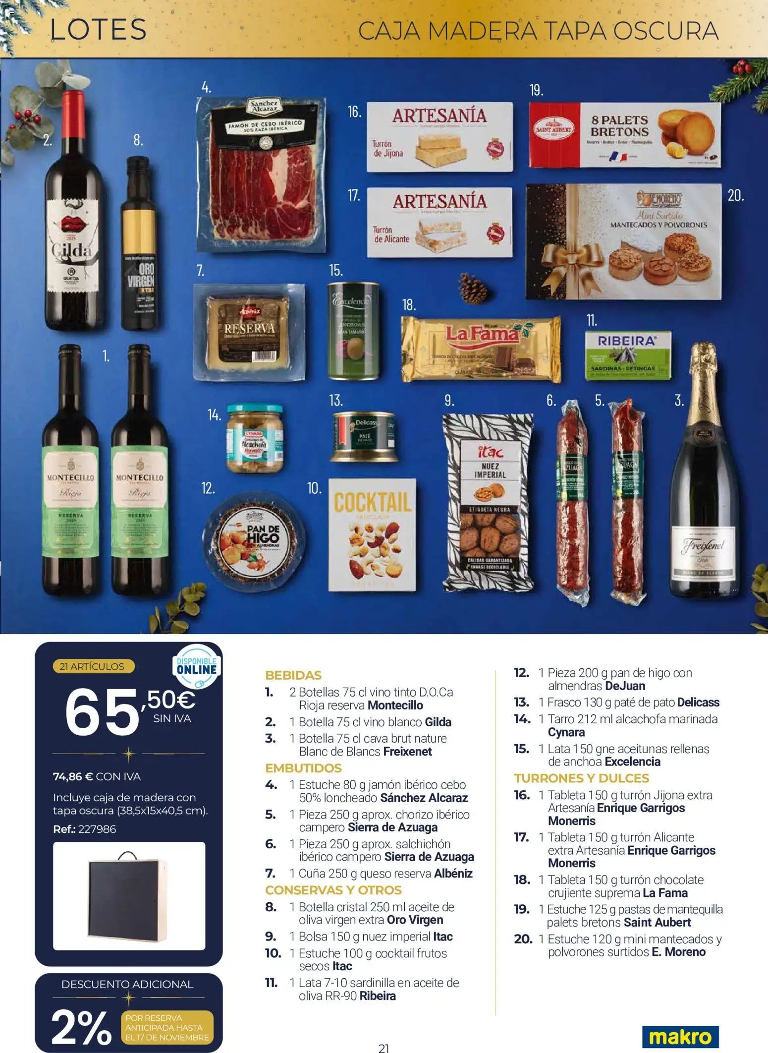 Makro Lotes y Cestas Navidad Centro