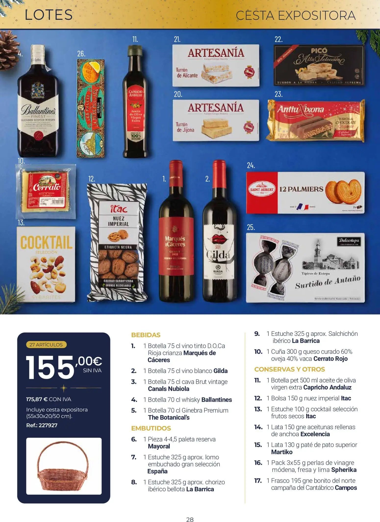 Makro Lotes y Cestas Navidad Centro