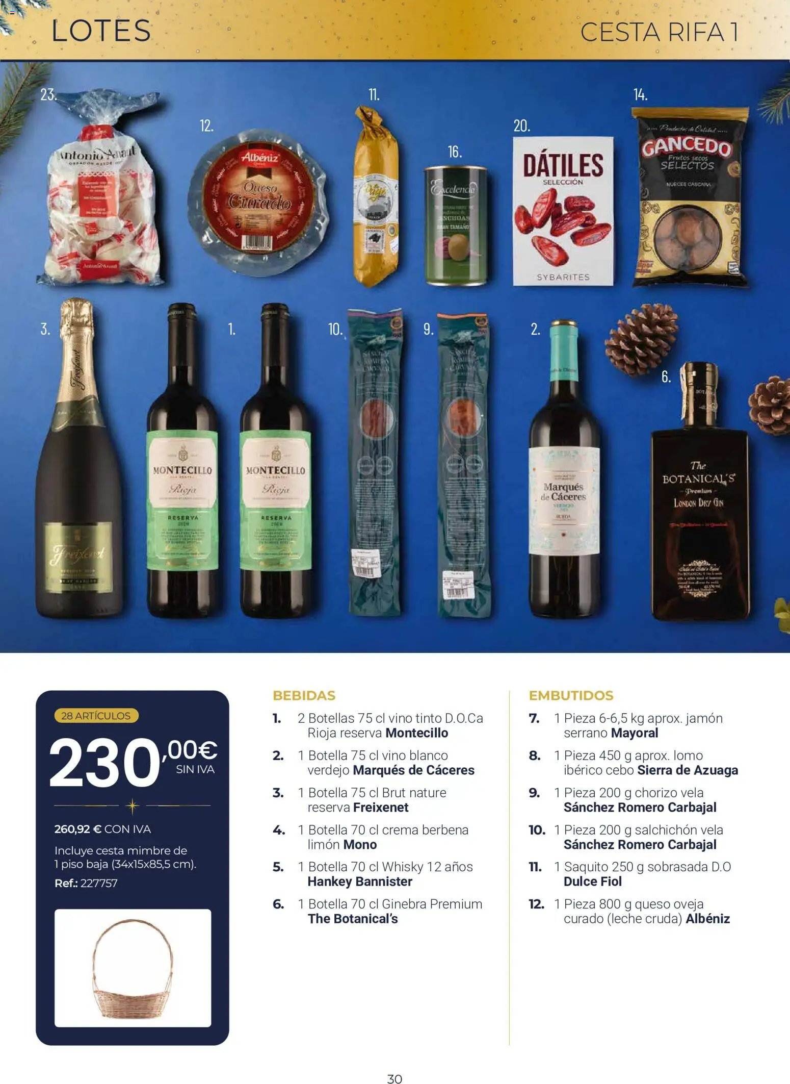 Makro Lotes y Cestas Navidad Centro