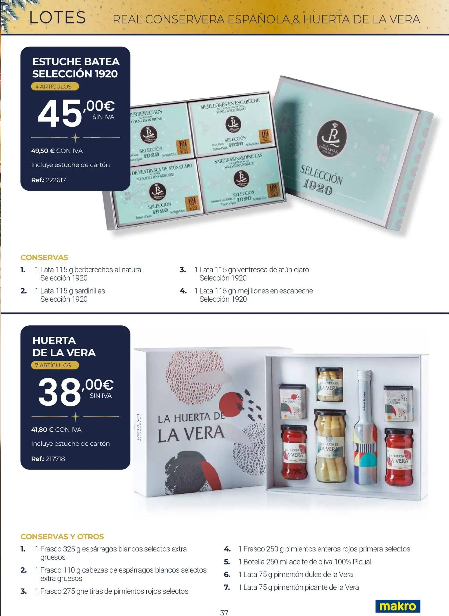 Makro Lotes y Cestas Navidad Centro
