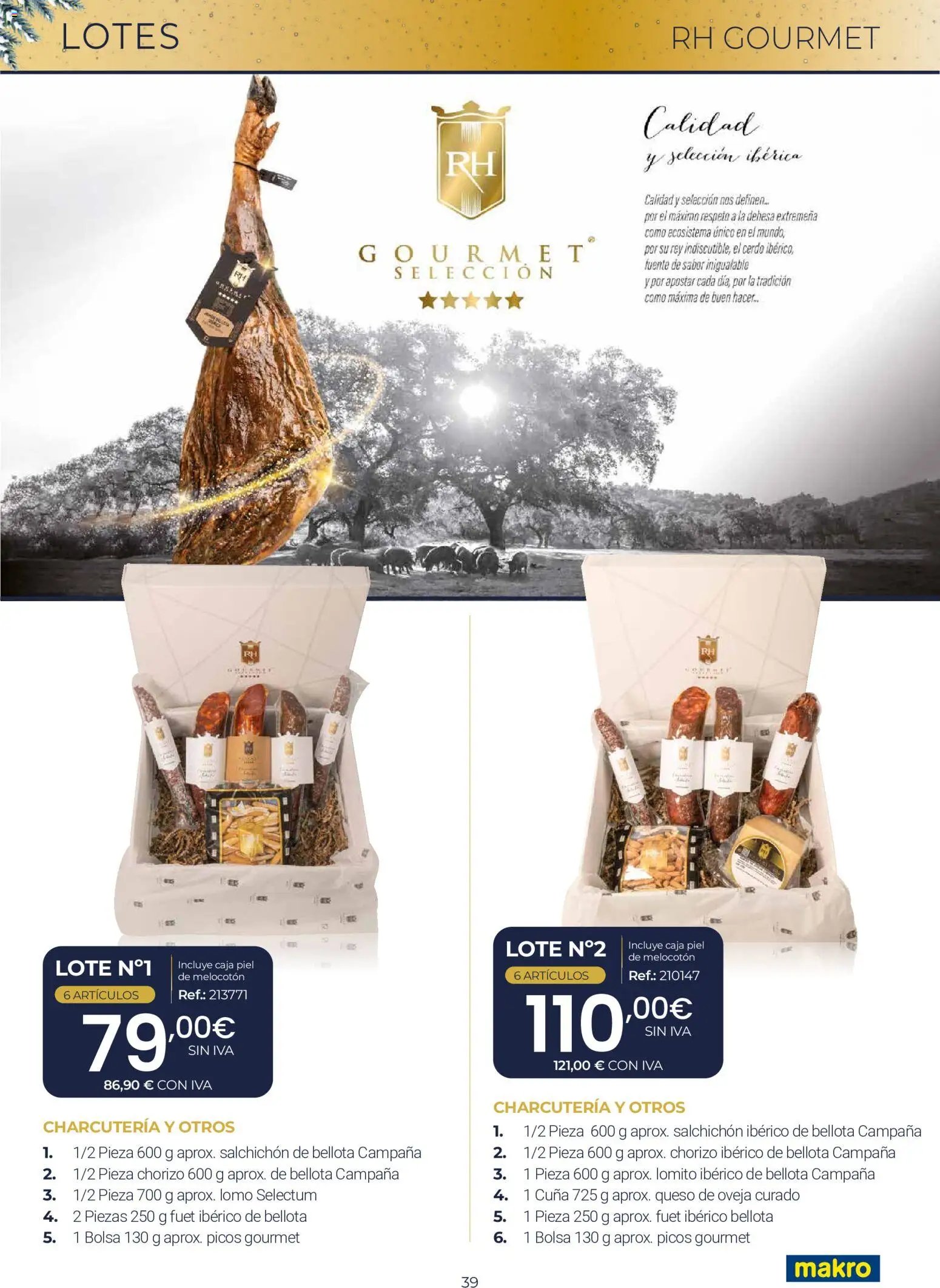 Makro Lotes y Cestas Navidad Centro