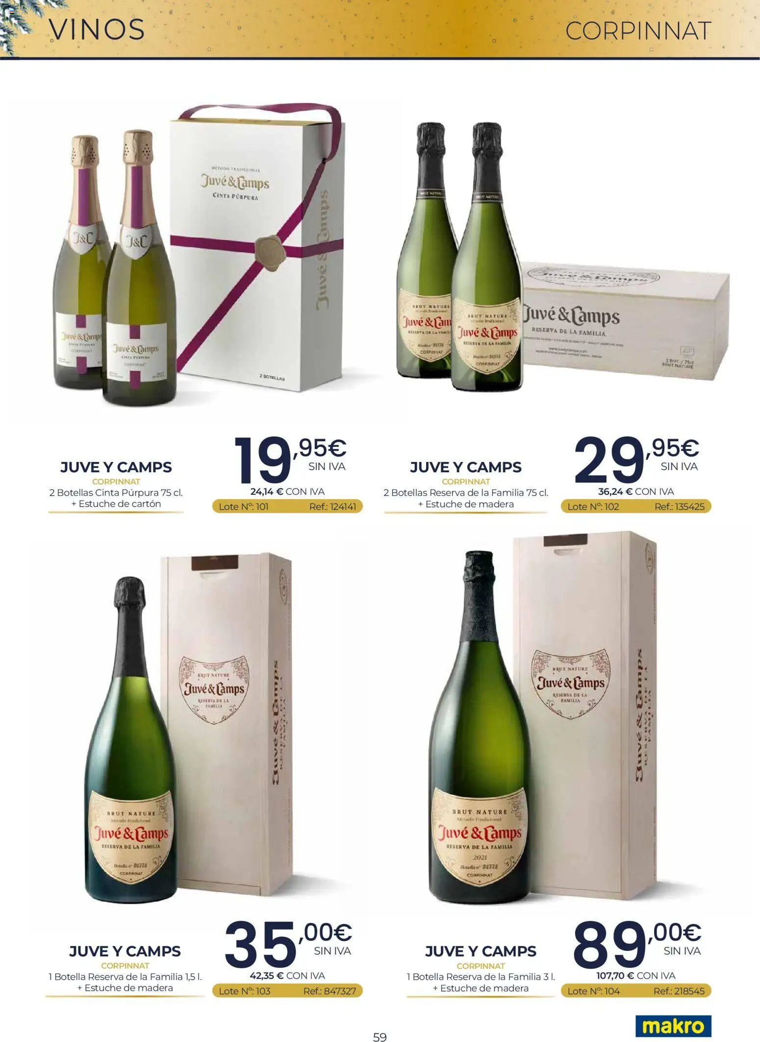 Makro Lotes y Cestas Navidad Centro