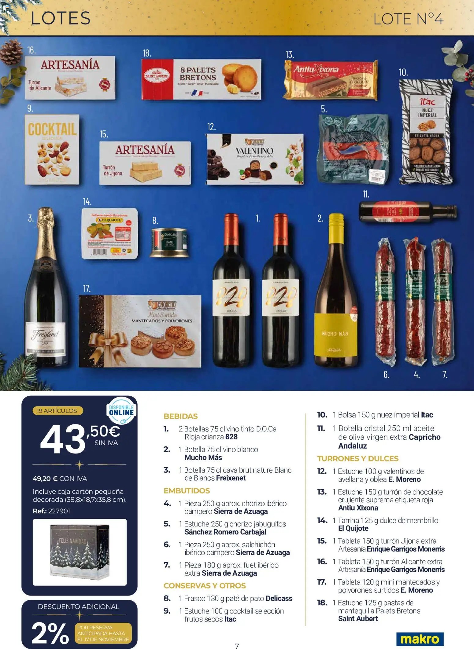 Makro Lotes y Cestas Navidad Centro