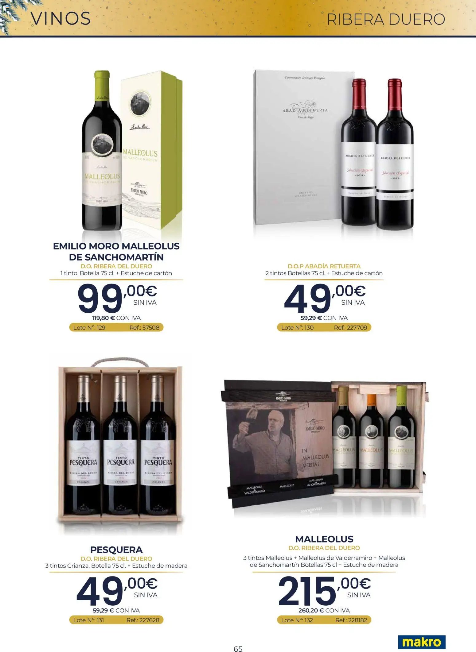 Makro Lotes y Cestas Navidad Centro