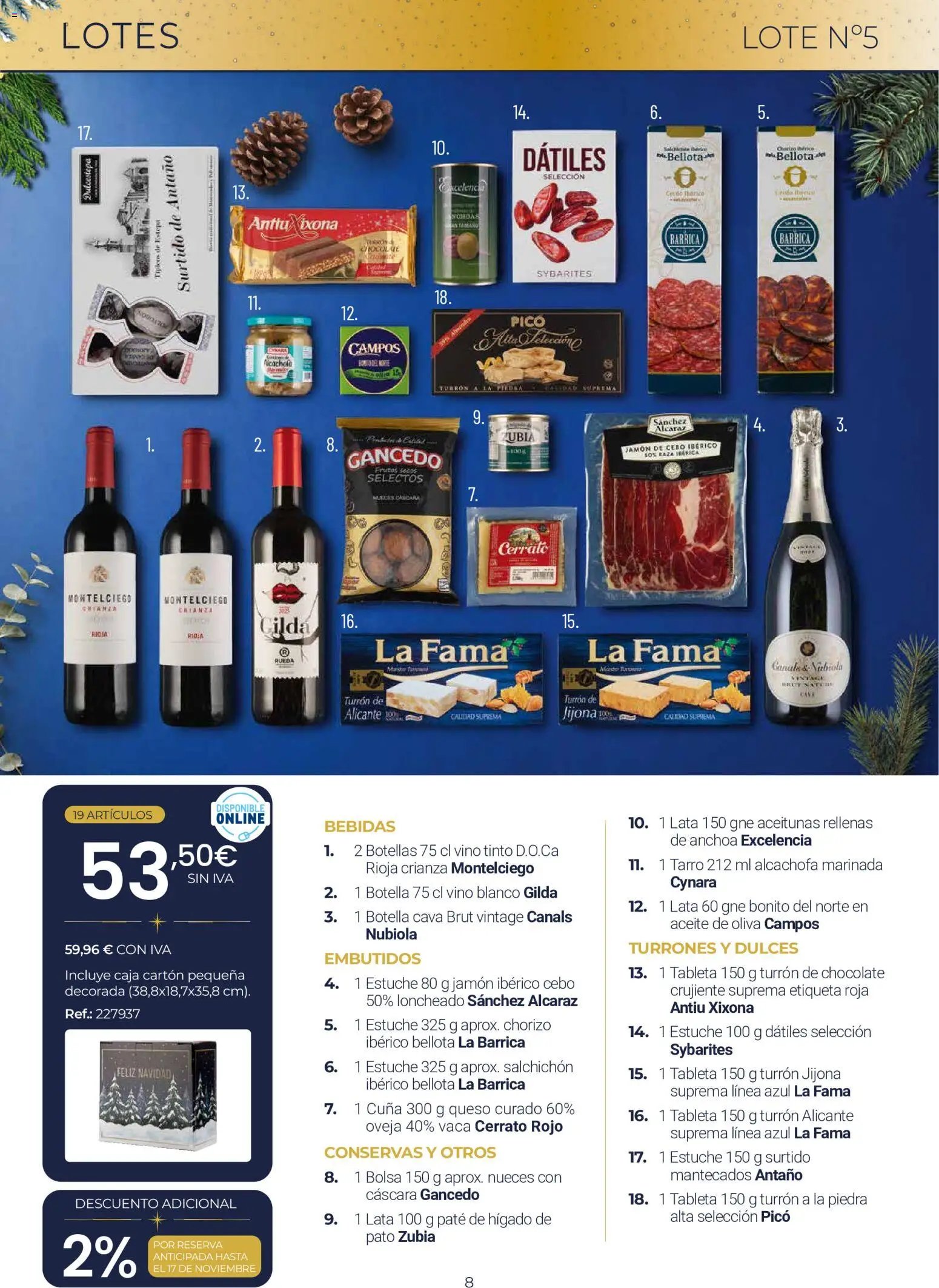 Makro Lotes y Cestas Navidad Centro
