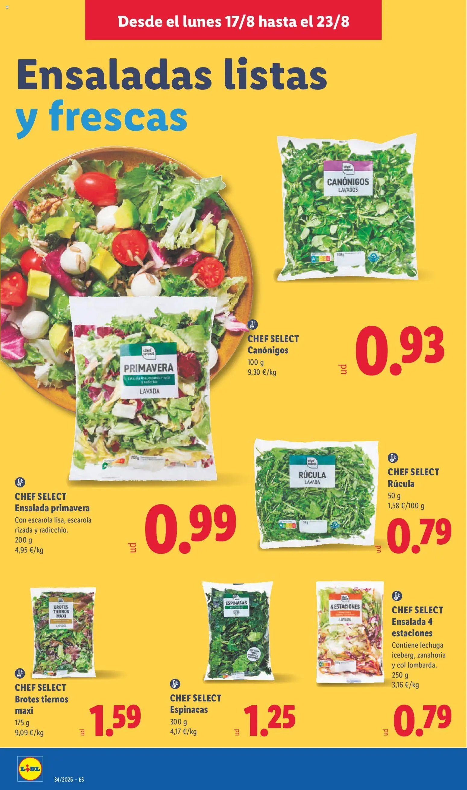 Lidl folleto