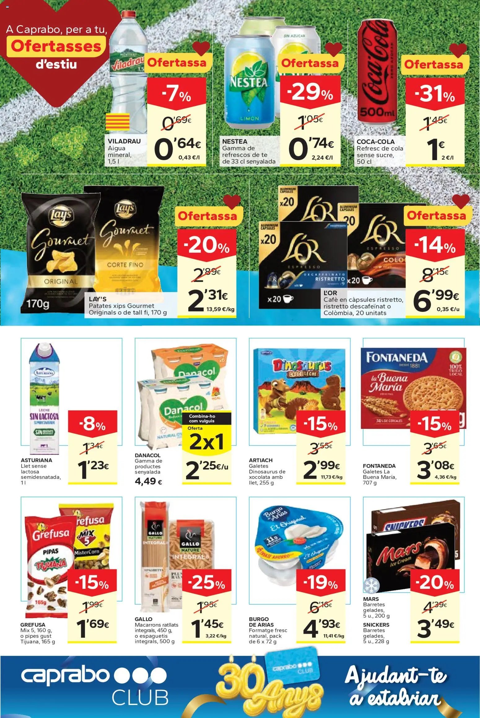Caprabo Ofertasses d'estiu