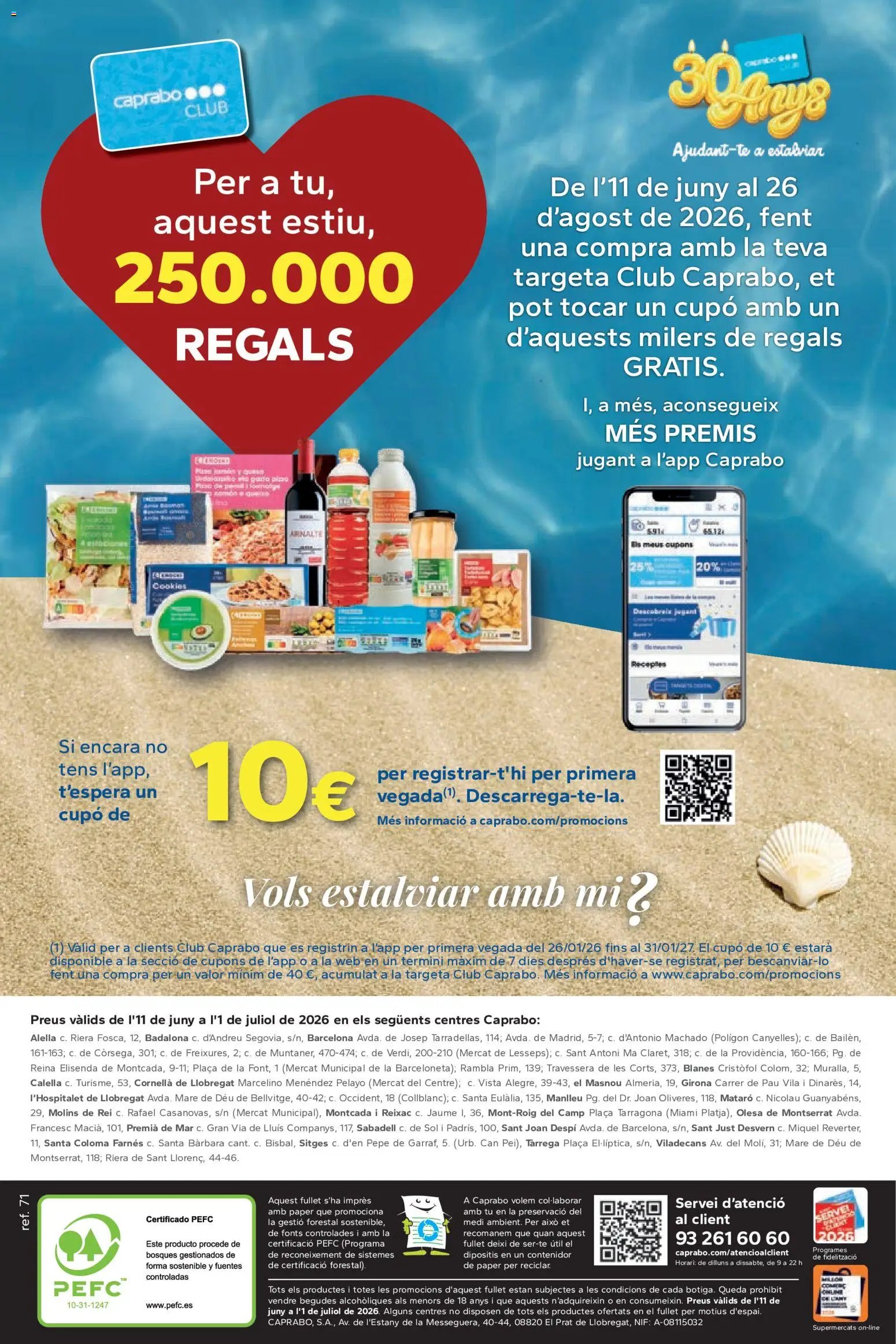 Caprabo Ofertasses d'estiu
