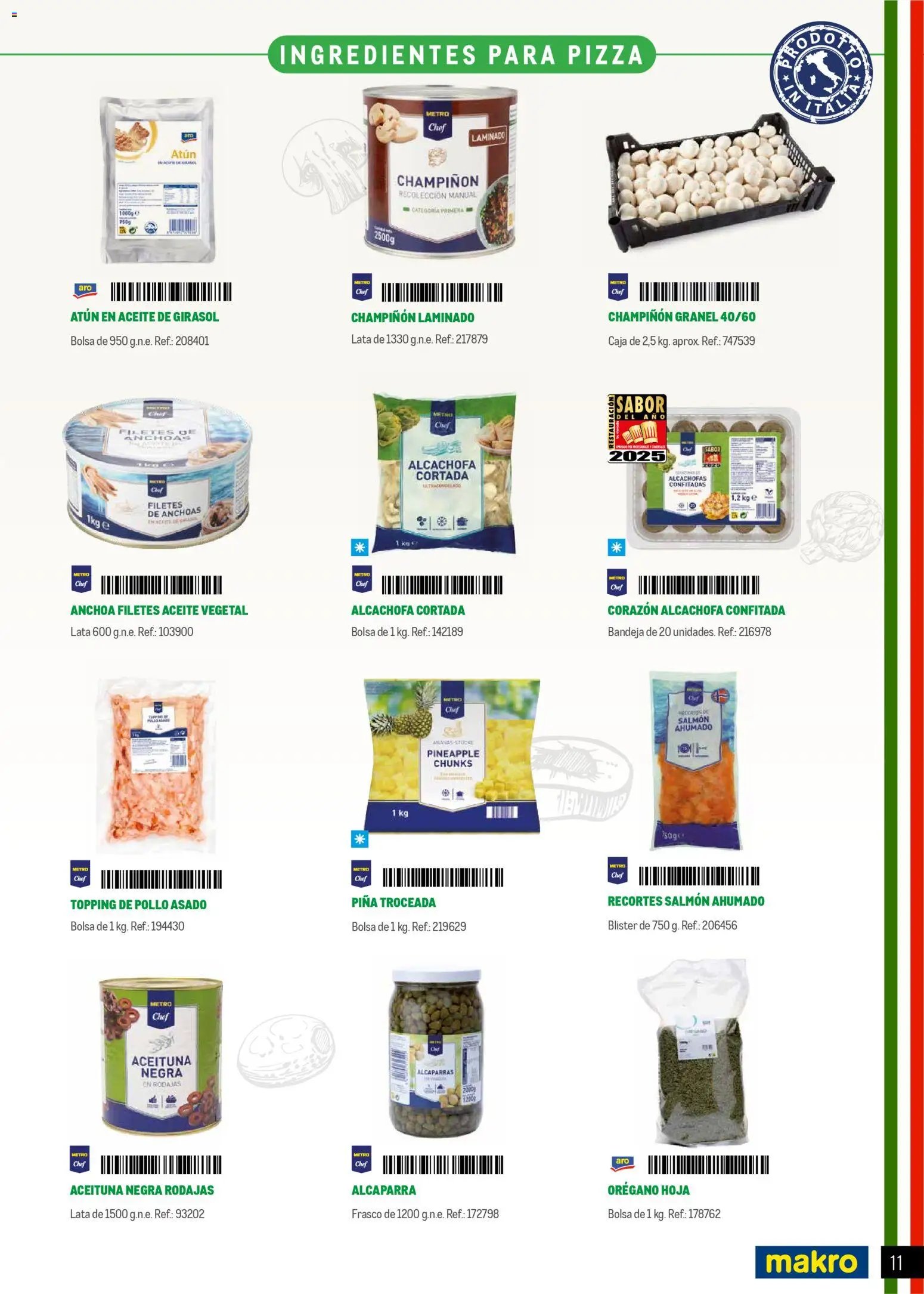 Makro Restaurantes italianos Prat