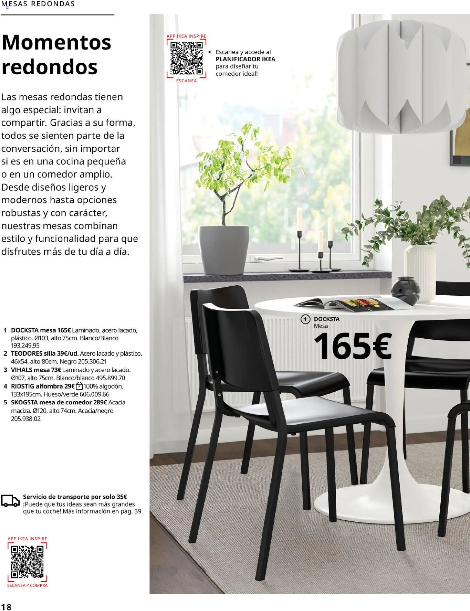 Catálogo IKEA Comedores