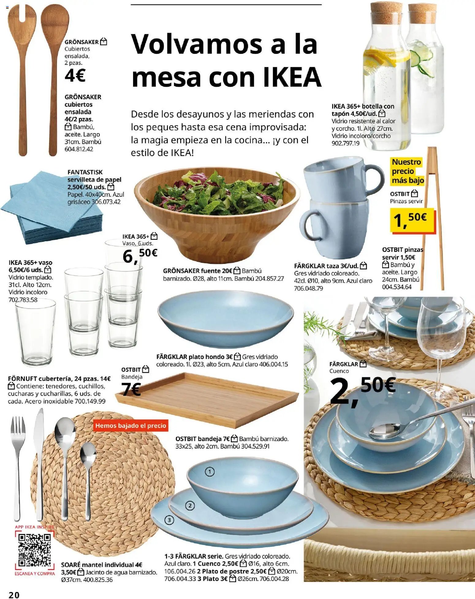 Catálogo IKEA Comedores